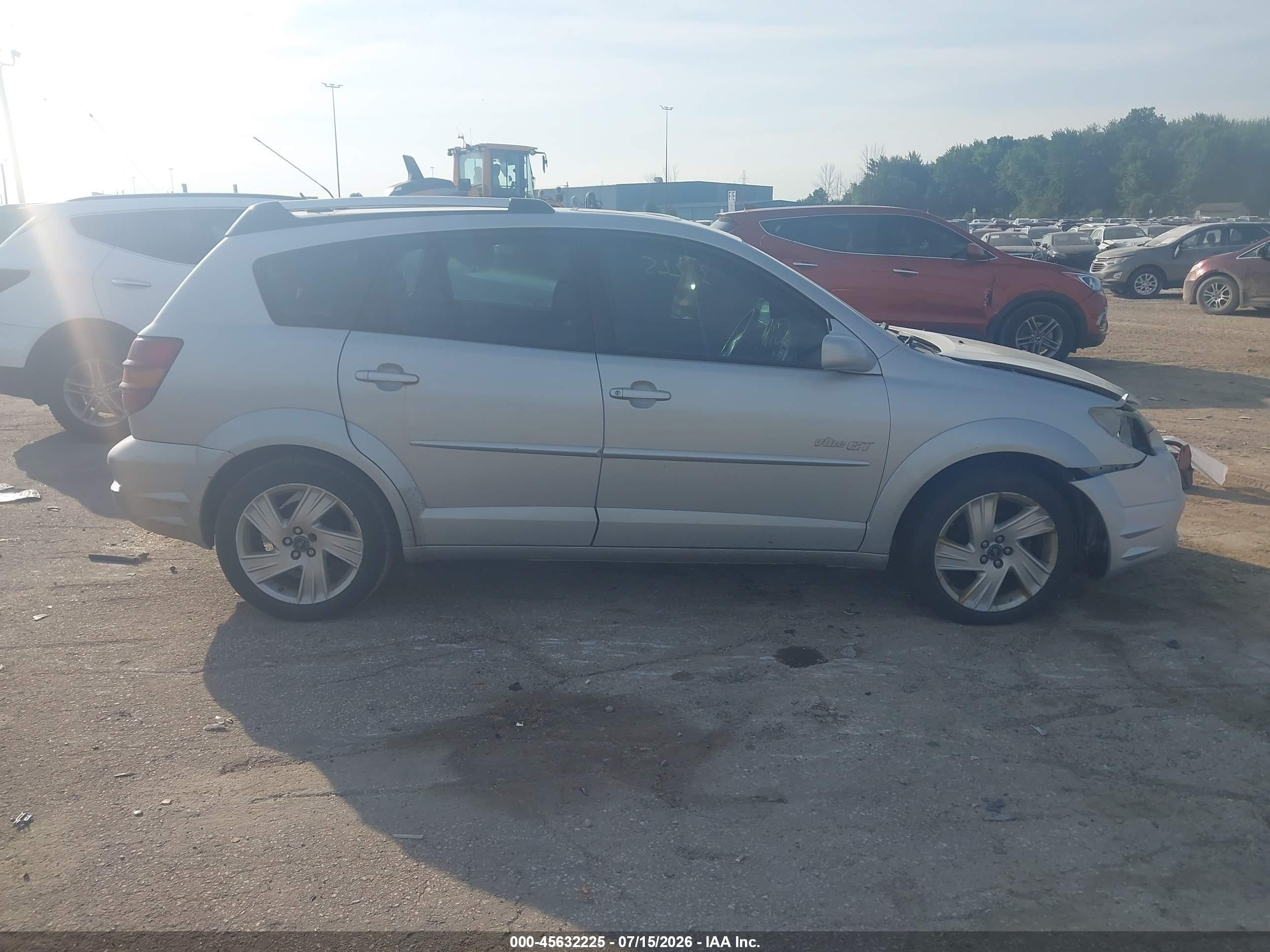 2005 Pontiac Vibe Gt Gray vin: 5Y2SN63LX5Z429751