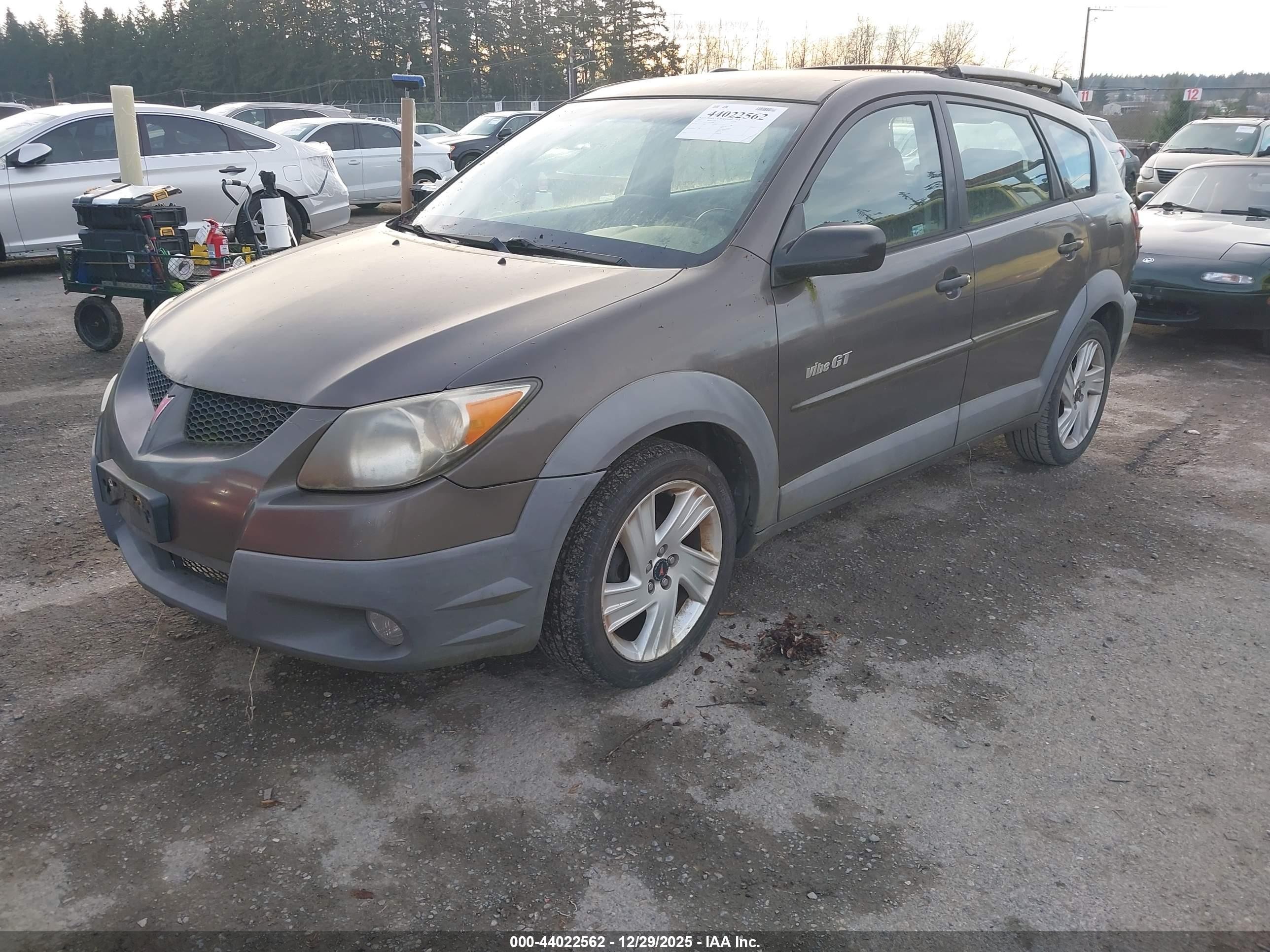 2003 Pontiac Vibe Gt Brown vin: 5Y2SN64L33Z431580