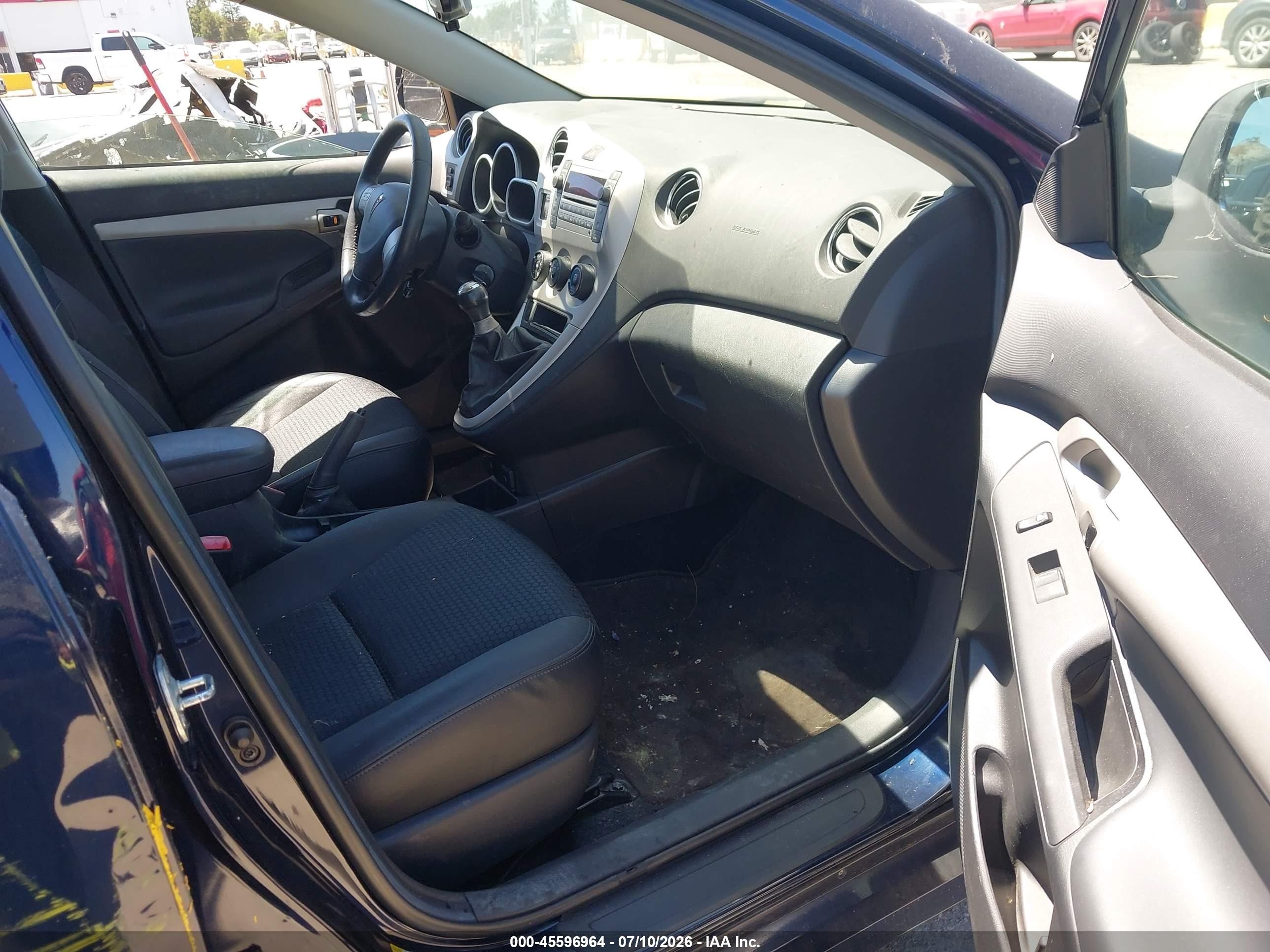 2009 Pontiac Vibe Gt Dark Blue vin: 5Y2SN67009Z448895