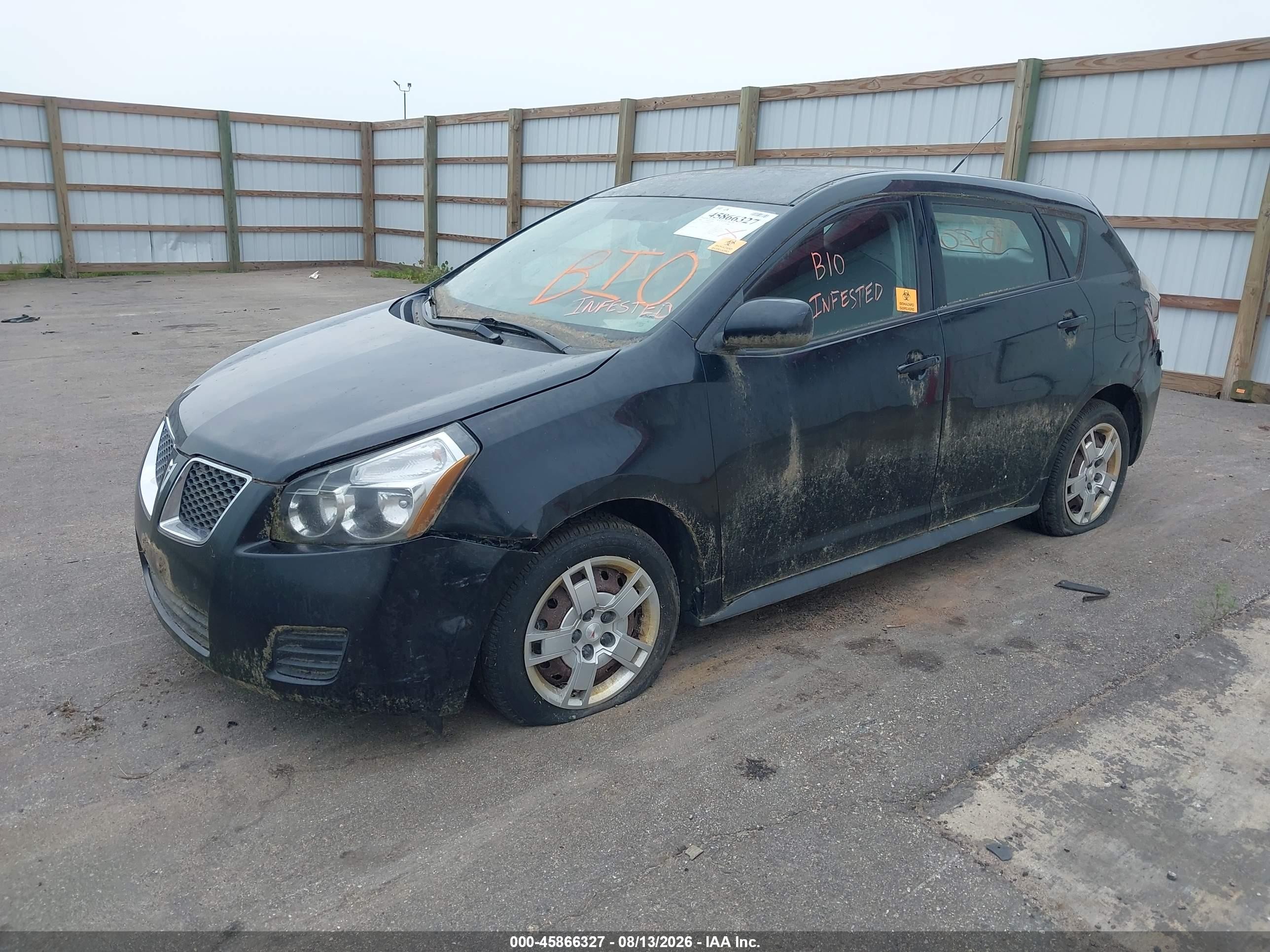 2009 Pontiac Vibe   Black vin: 5Y2SP67009Z409623