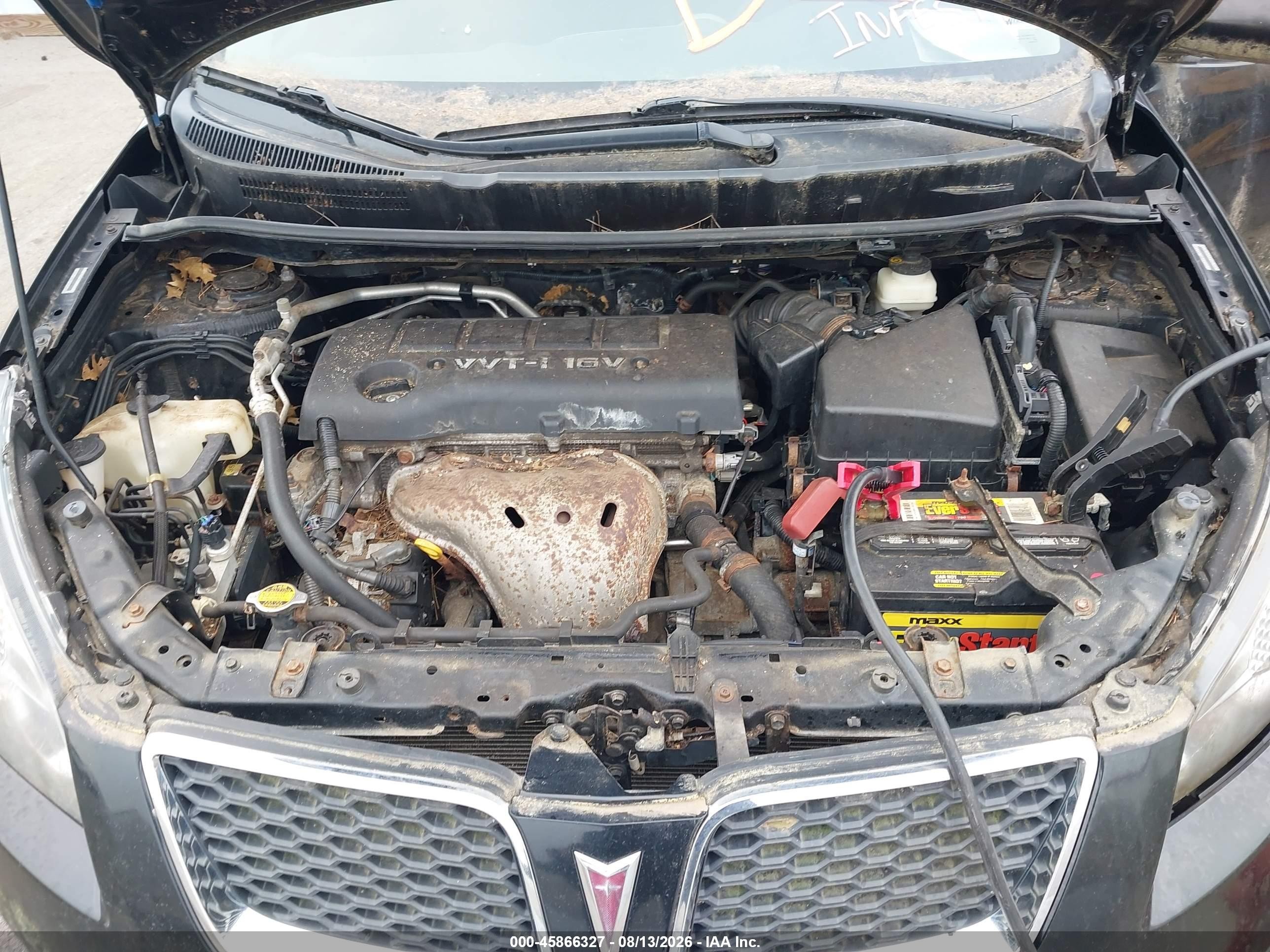 2009 Pontiac Vibe   Black vin: 5Y2SP67009Z409623