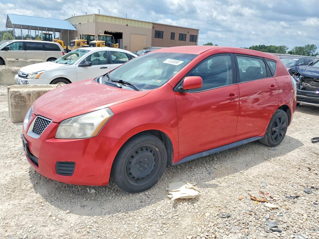 2009 Pontiac Vibe Red vin: 5Y2SP67009Z439558