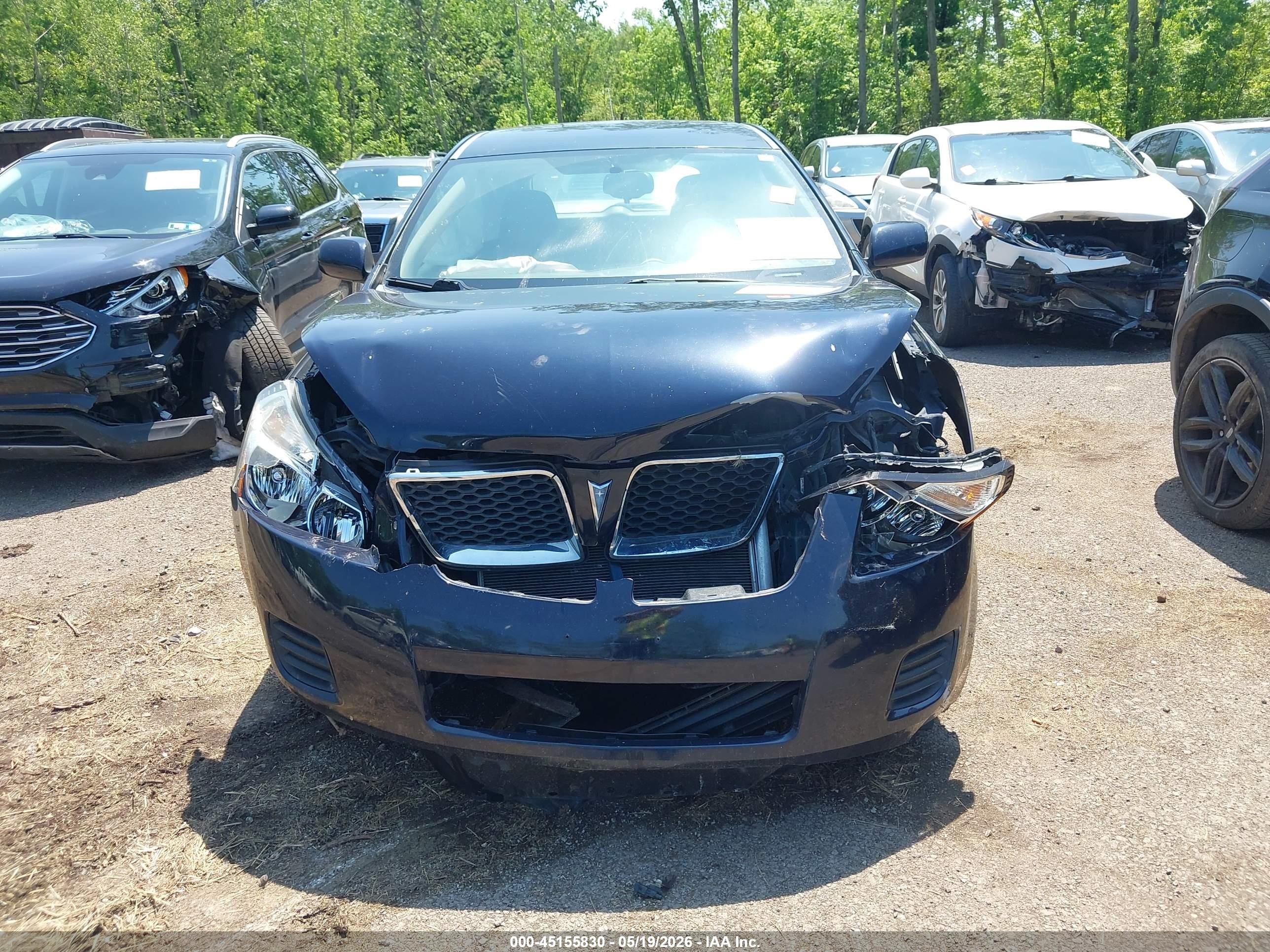 2009 Pontiac Vibe Blue vin: 5Y2SP67019Z411428