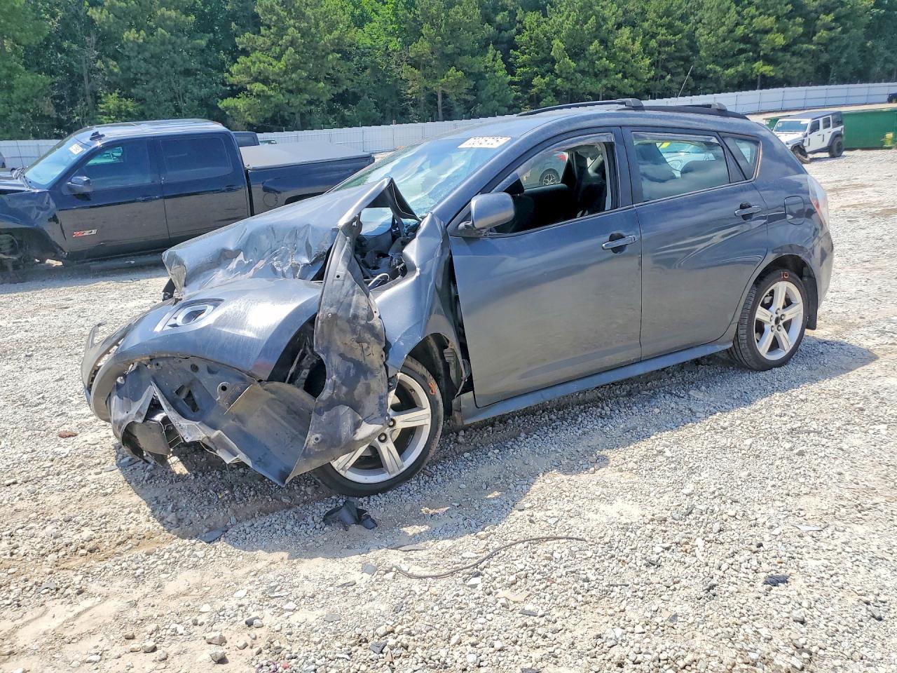 2009 Pontiac Vibe Gray vin: 5Y2SP67019Z415107