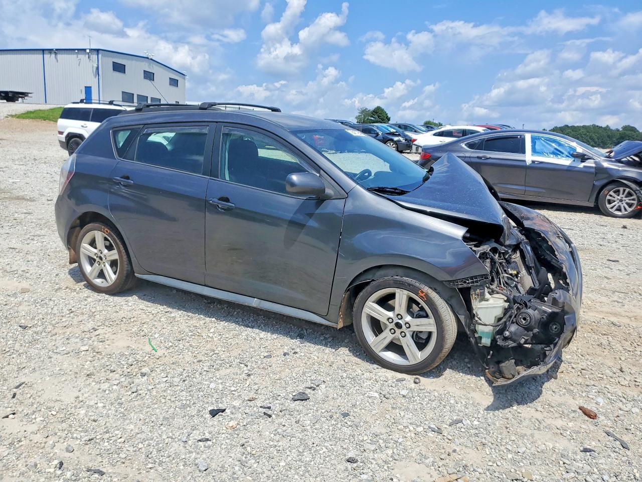 2009 Pontiac Vibe Gray vin: 5Y2SP67019Z415107