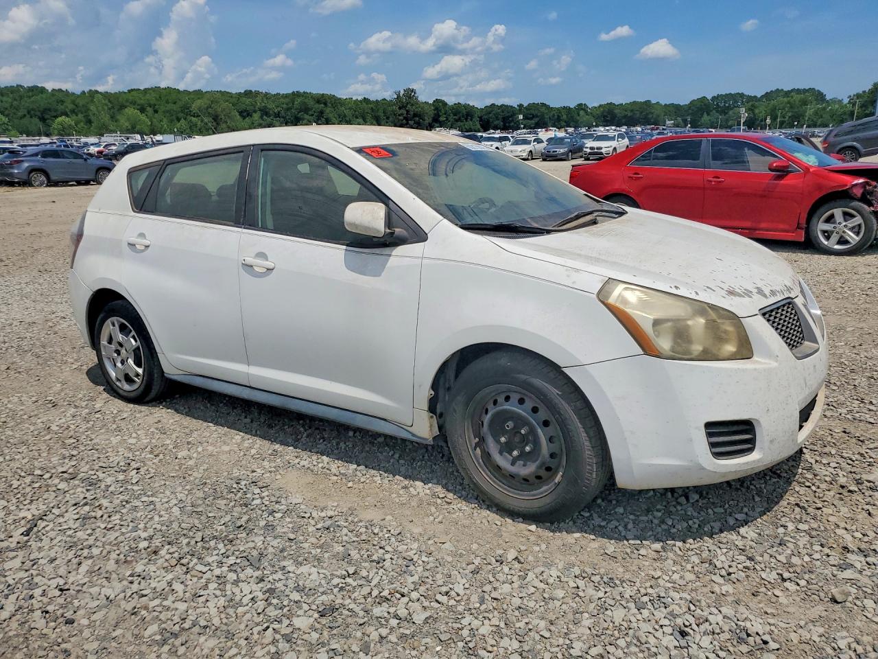 2009 Pontiac Vibe White vin: 5Y2SP67019Z434045