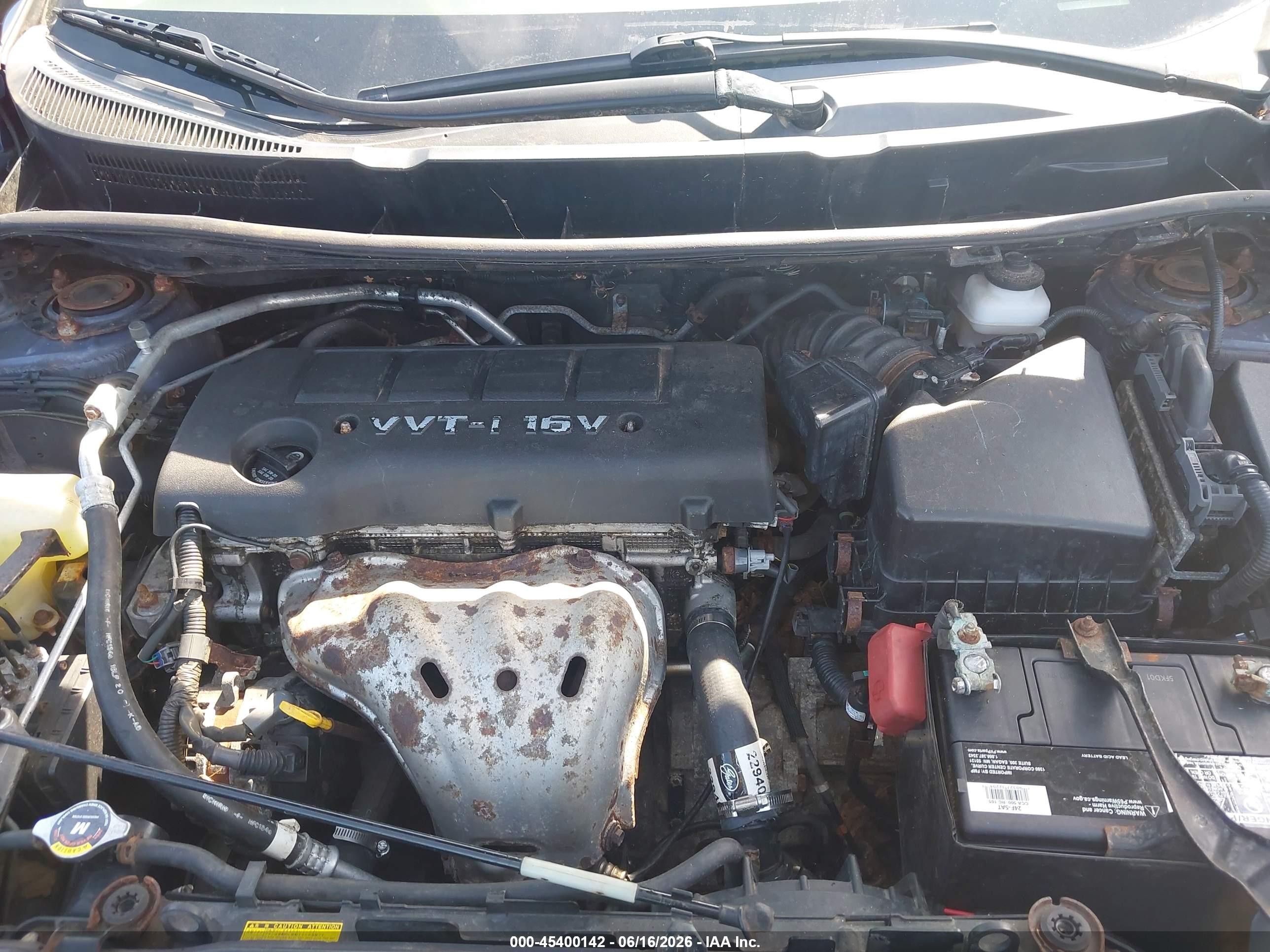 2009 Pontiac Vibe   Blue vin: 5Y2SP67019Z461391