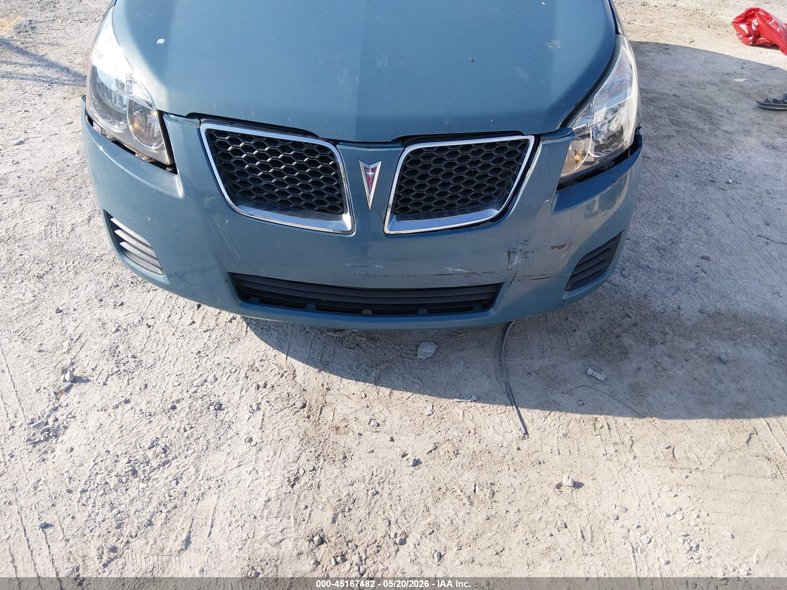 2009 Pontiac Vibe   Blue vin: 5Y2SP67019Z467840