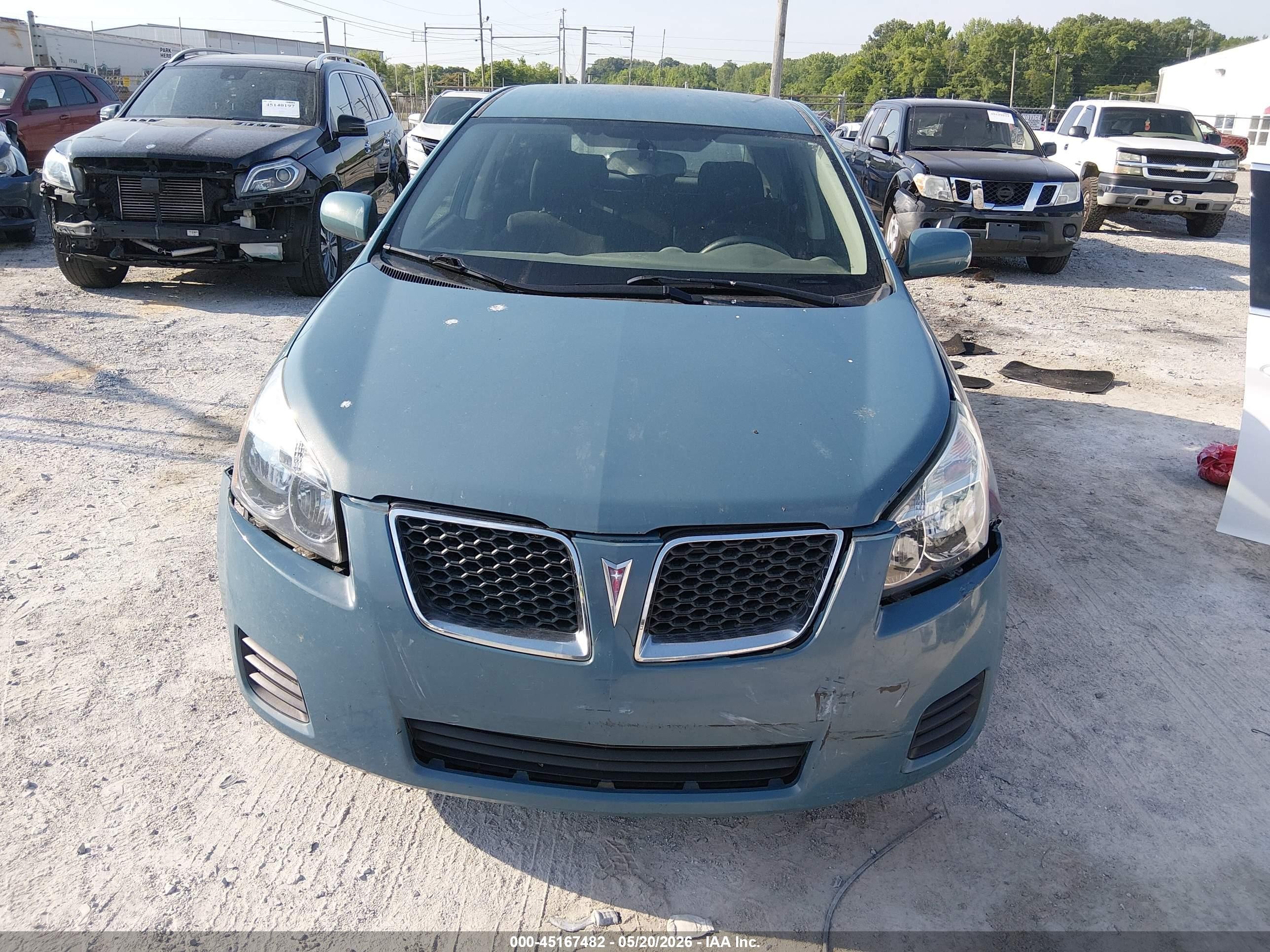 2009 Pontiac Vibe   Blue vin: 5Y2SP67019Z467840
