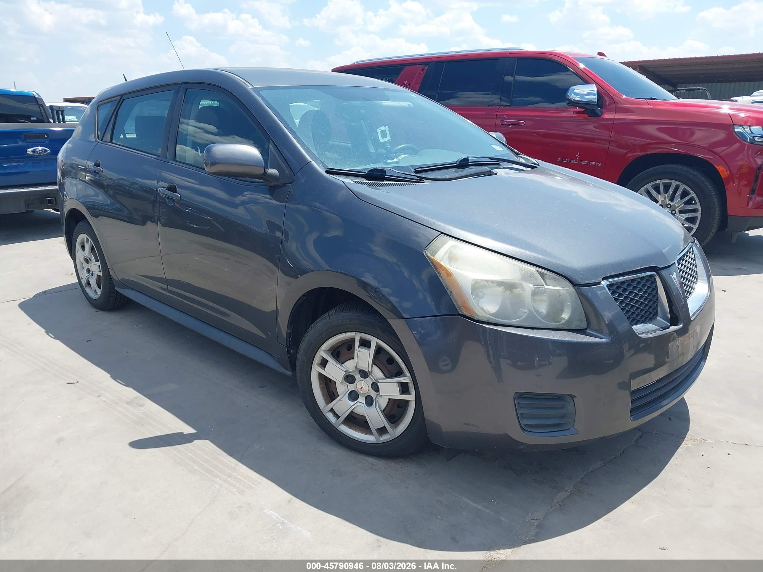 2009 Pontiac Vibe   Gray vin: 5Y2SP67019Z474299