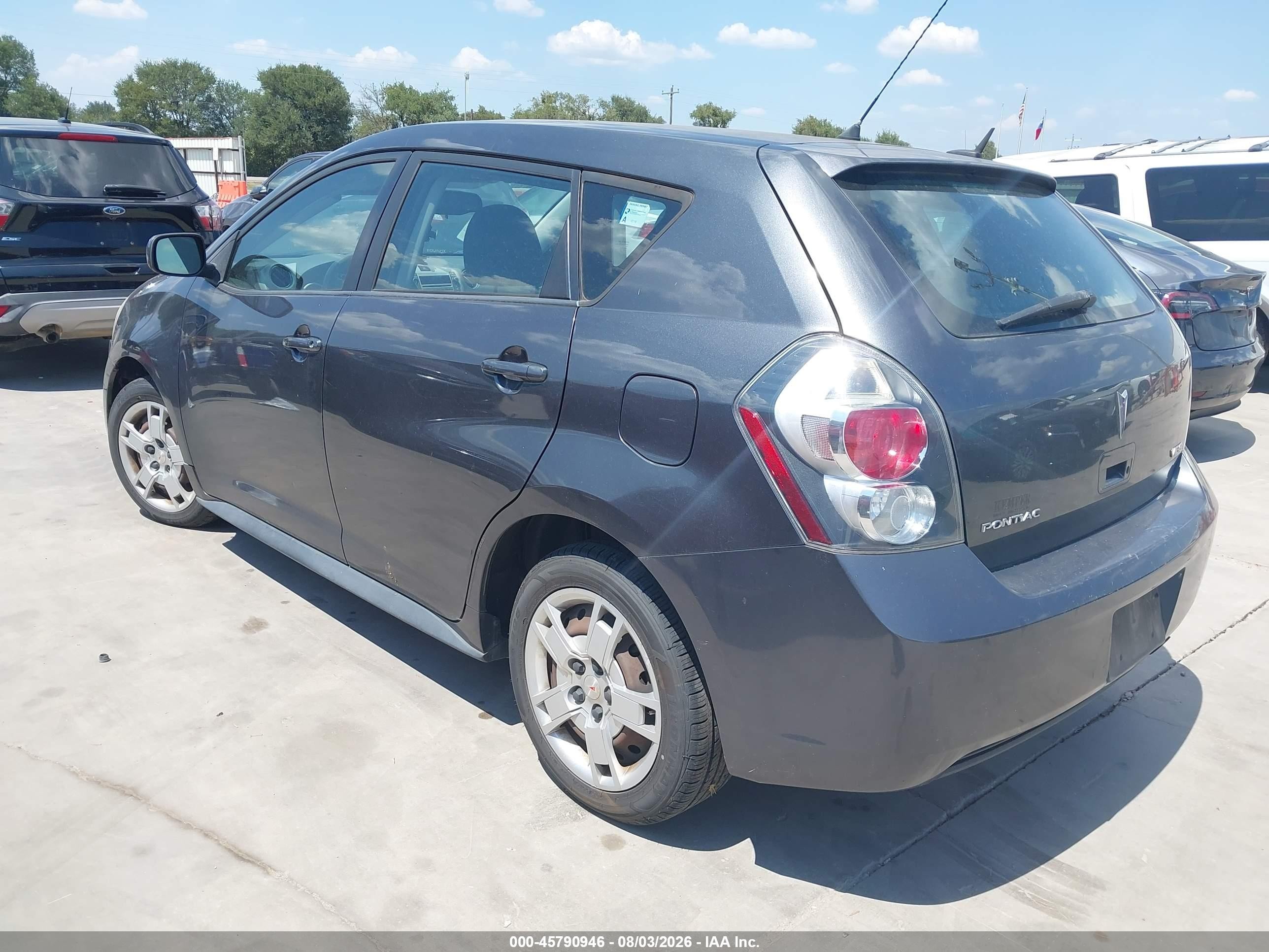 2009 Pontiac Vibe   Gray vin: 5Y2SP67019Z474299