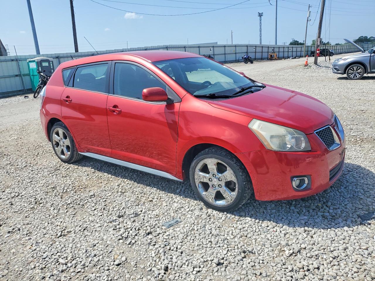 2009 Pontiac Vibe Красный vin: 5Y2SP67029Z422678