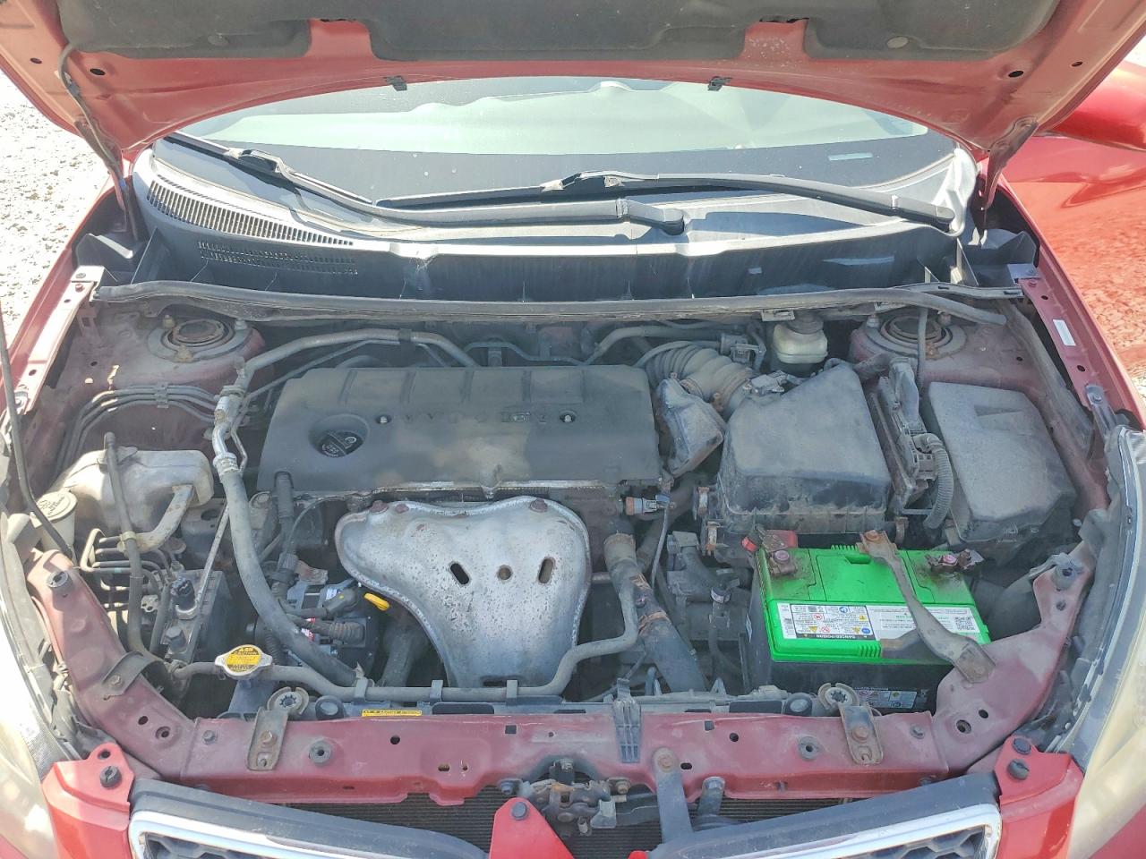2009 Pontiac Vibe Красный vin: 5Y2SP67029Z422678