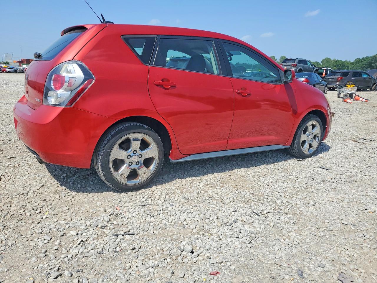 2009 Pontiac Vibe Красный vin: 5Y2SP67029Z422678