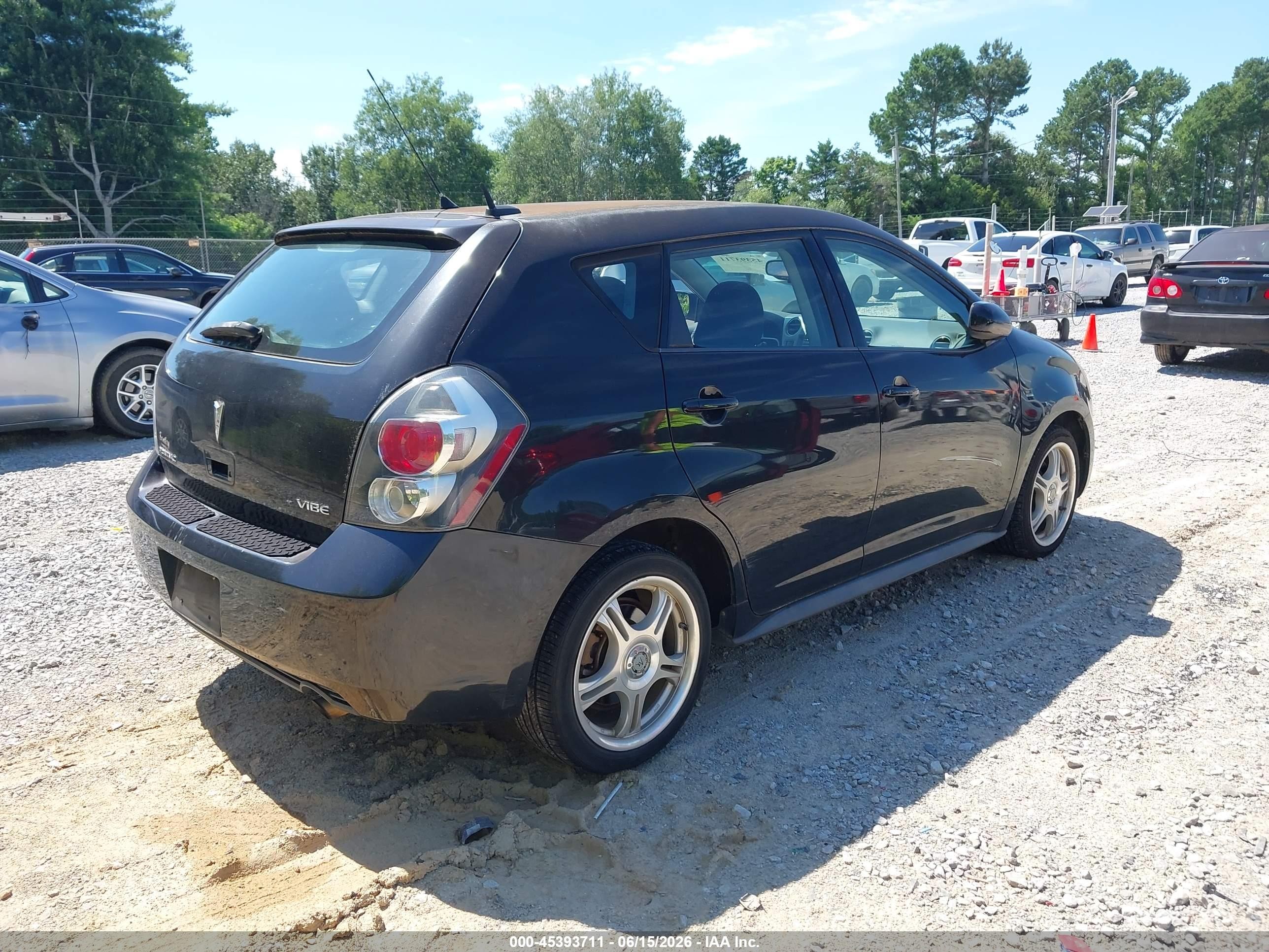 2009 Pontiac Vibe   Black vin: 5Y2SP67029Z454742