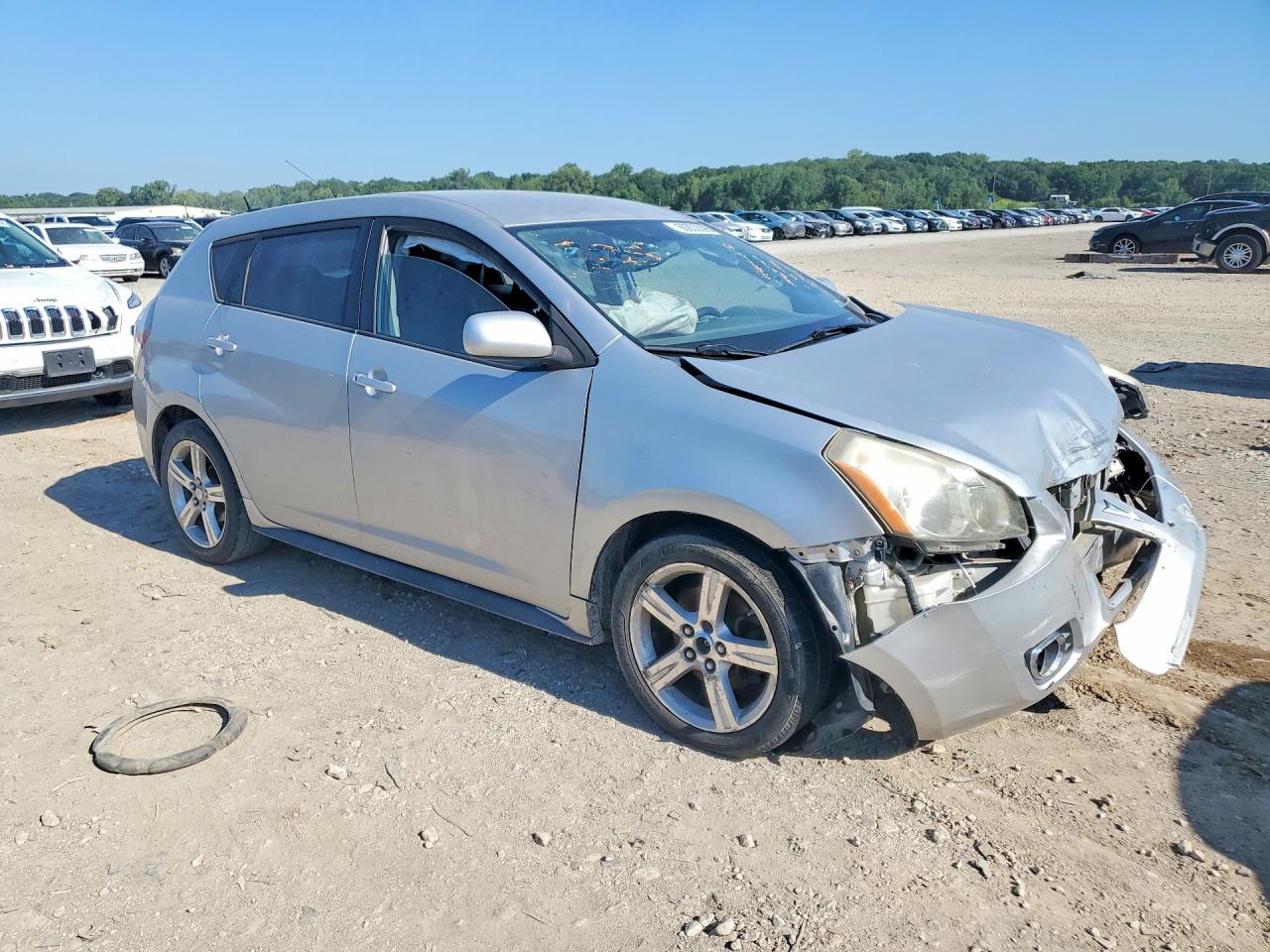 2009 Pontiac Vibe Gray vin: 5Y2SP67059Z416163