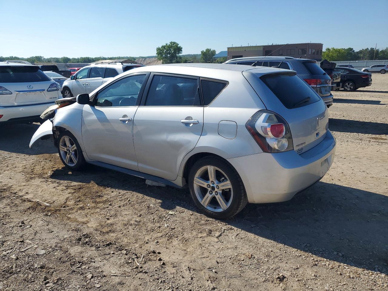2009 Pontiac Vibe Gray vin: 5Y2SP67059Z416163