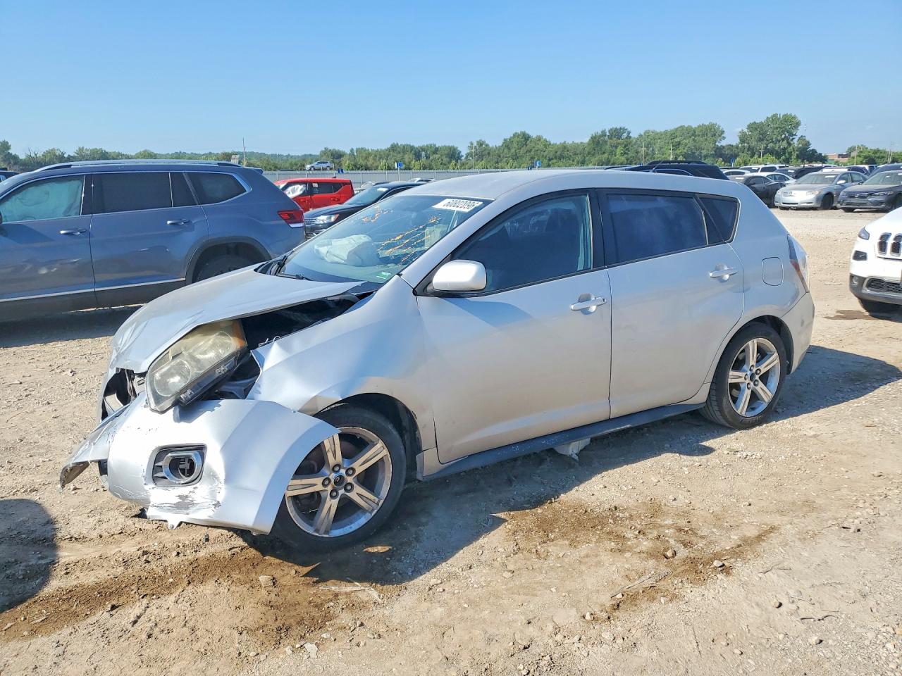 2009 Pontiac Vibe Серый vin: 5Y2SP67059Z416163
