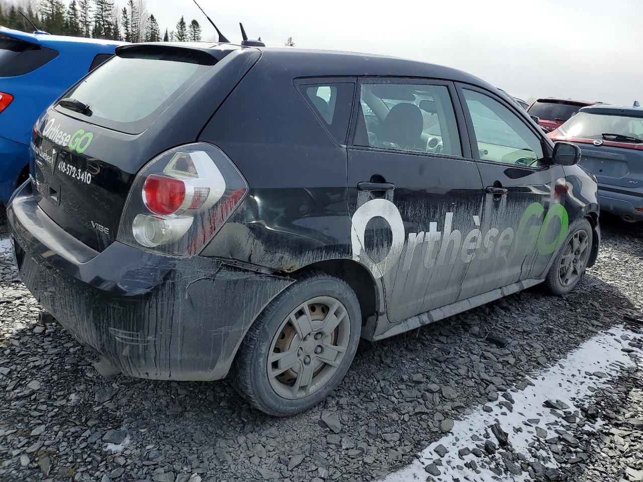 2009 Pontiac Vibe Black vin: 5Y2SP67069Z414244