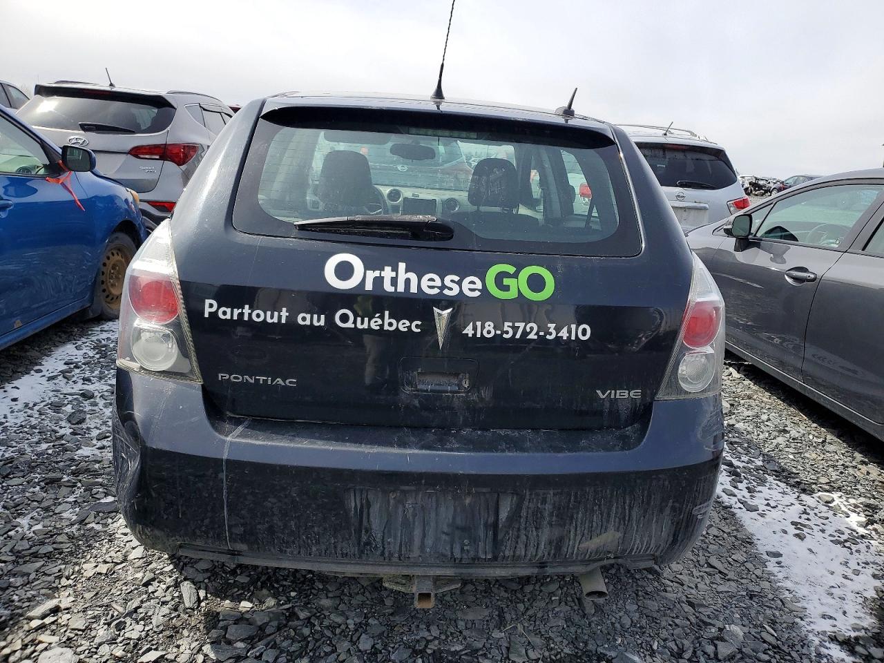 2009 Pontiac Vibe Black vin: 5Y2SP67069Z414244