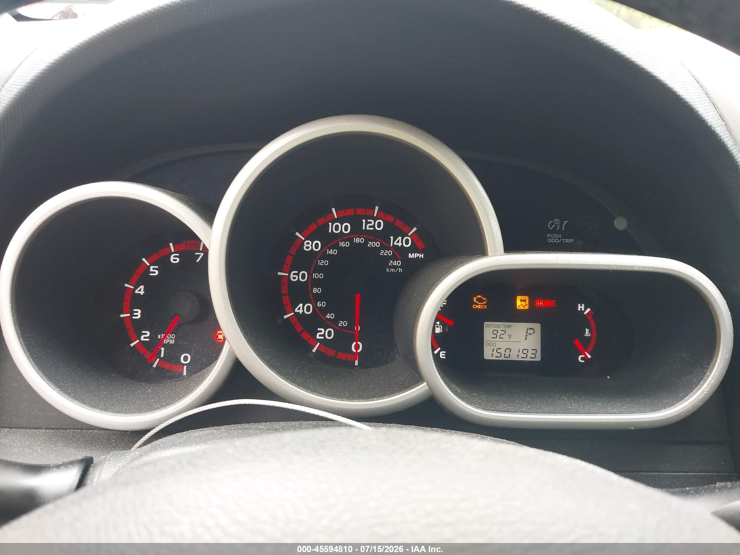 2009 Pontiac Vibe   Red vin: 5Y2SP67079Z417766