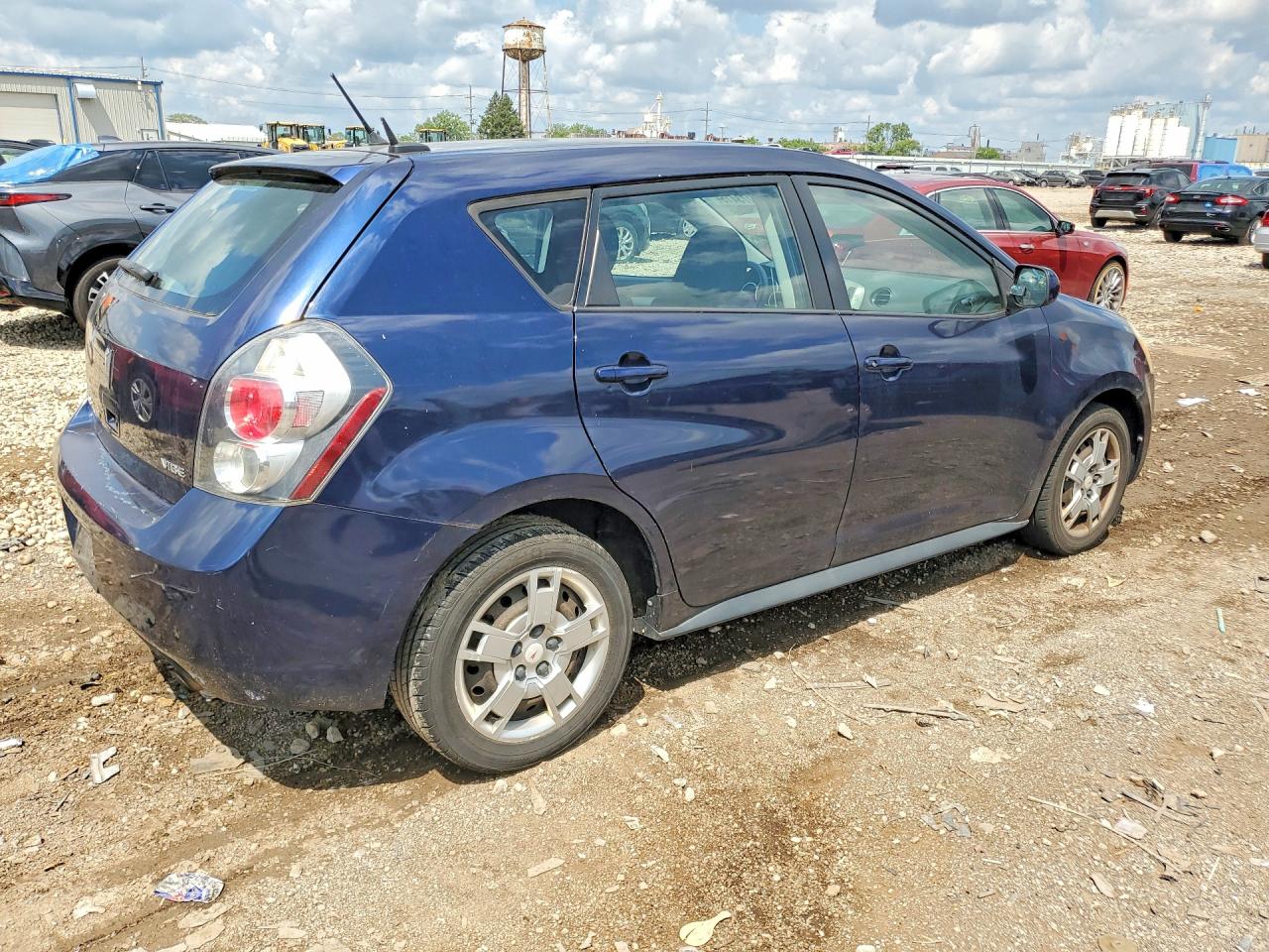 2009 Pontiac Vibe Синий vin: 5Y2SP67099Z404923