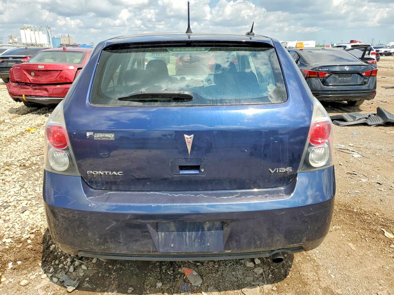 2009 Pontiac Vibe Синий vin: 5Y2SP67099Z404923