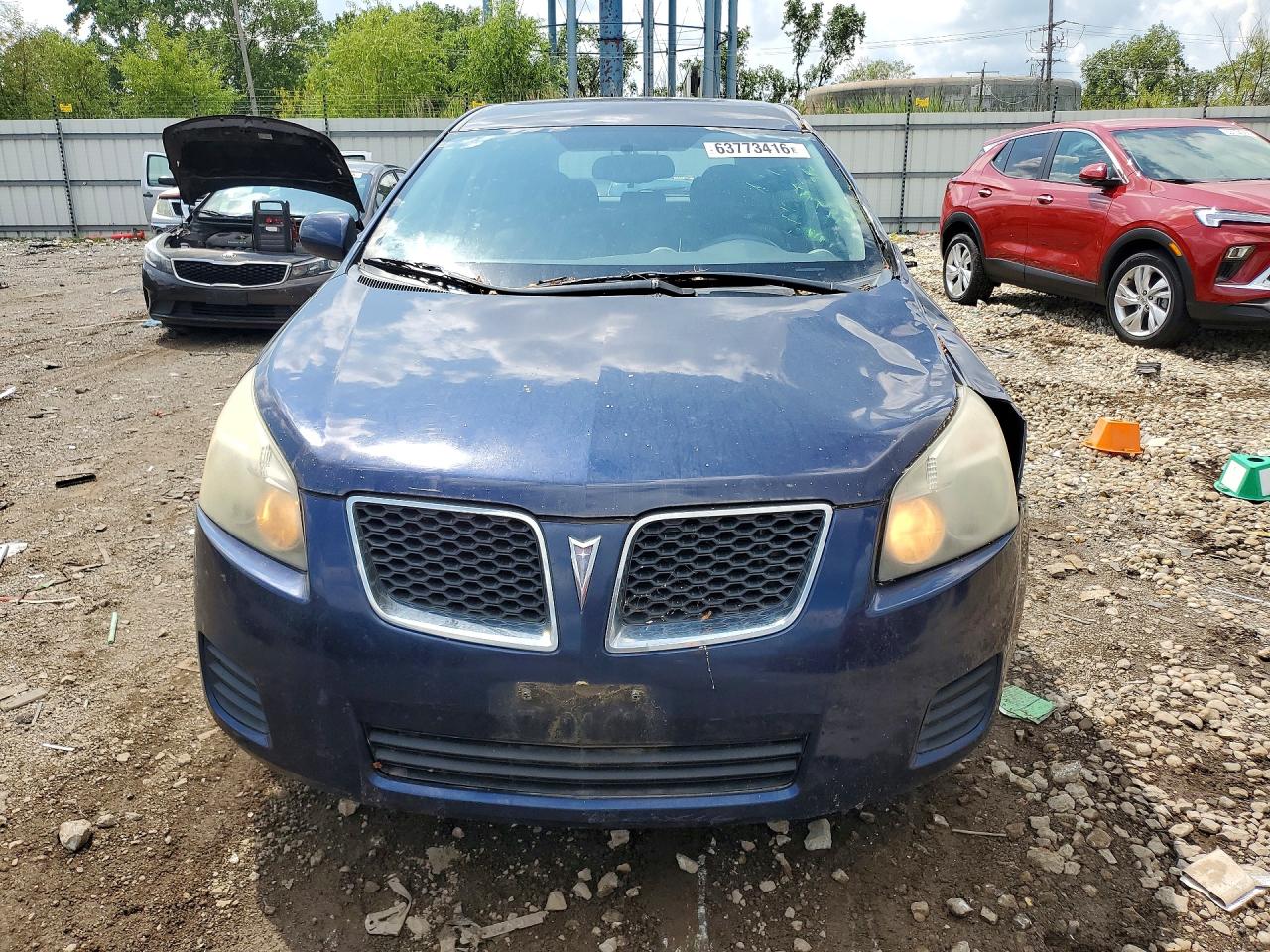 2009 Pontiac Vibe Синий vin: 5Y2SP67099Z404923