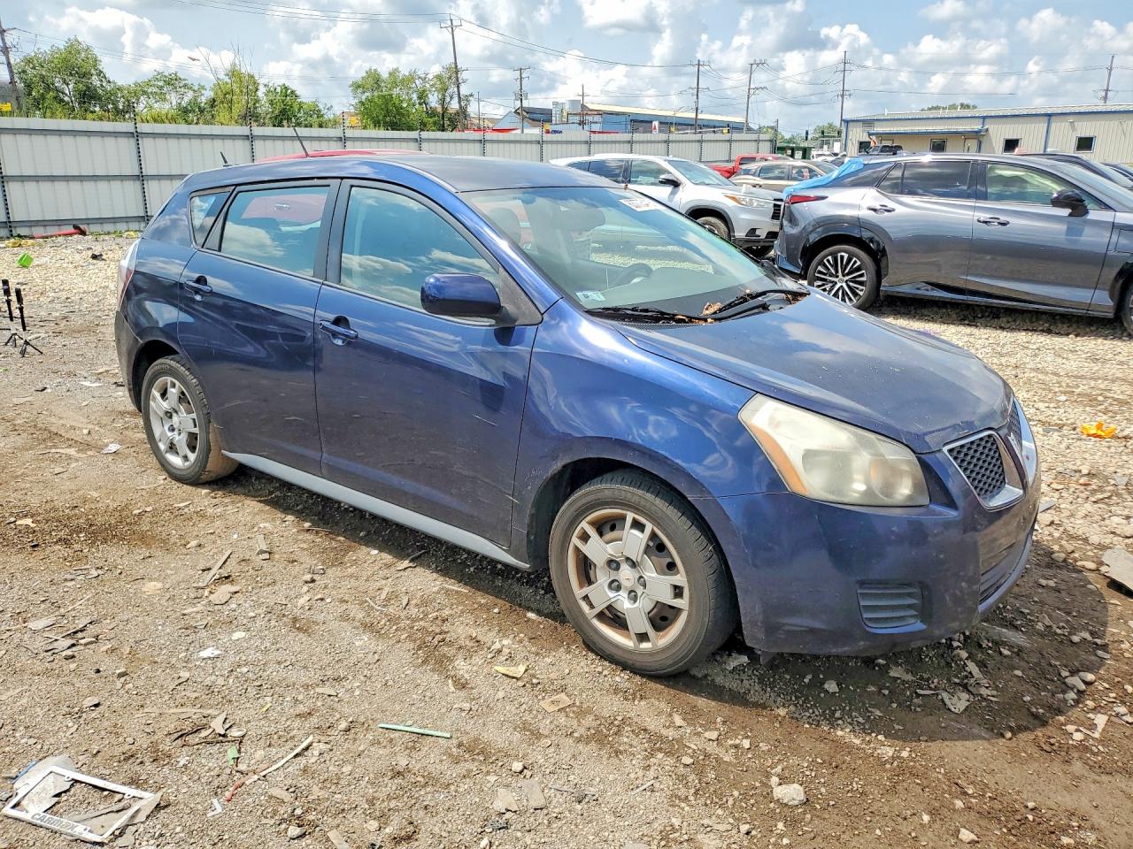 2009 Pontiac Vibe Синий vin: 5Y2SP67099Z404923