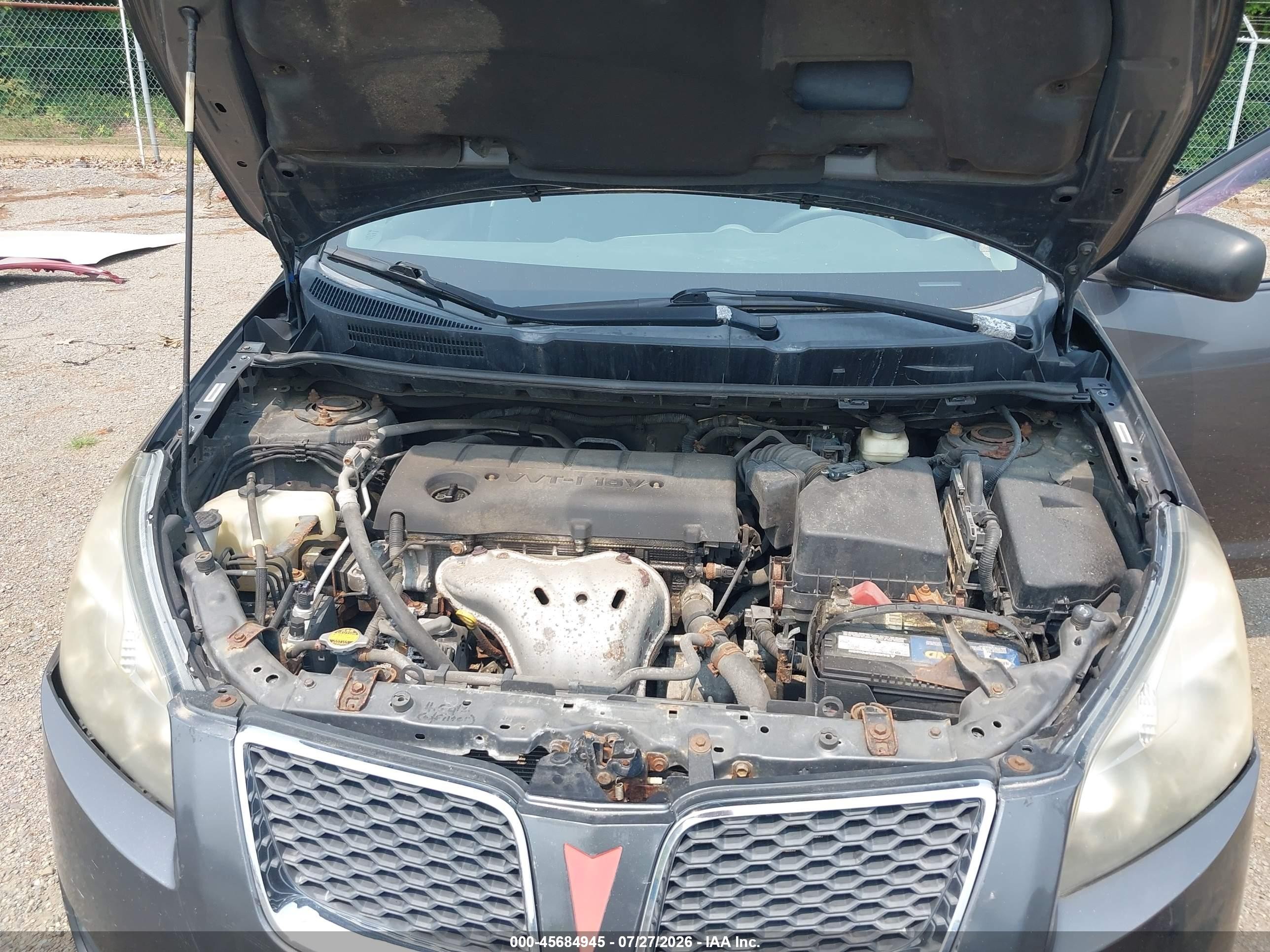 2009 Pontiac Vibe   Gray vin: 5Y2SP67099Z414173