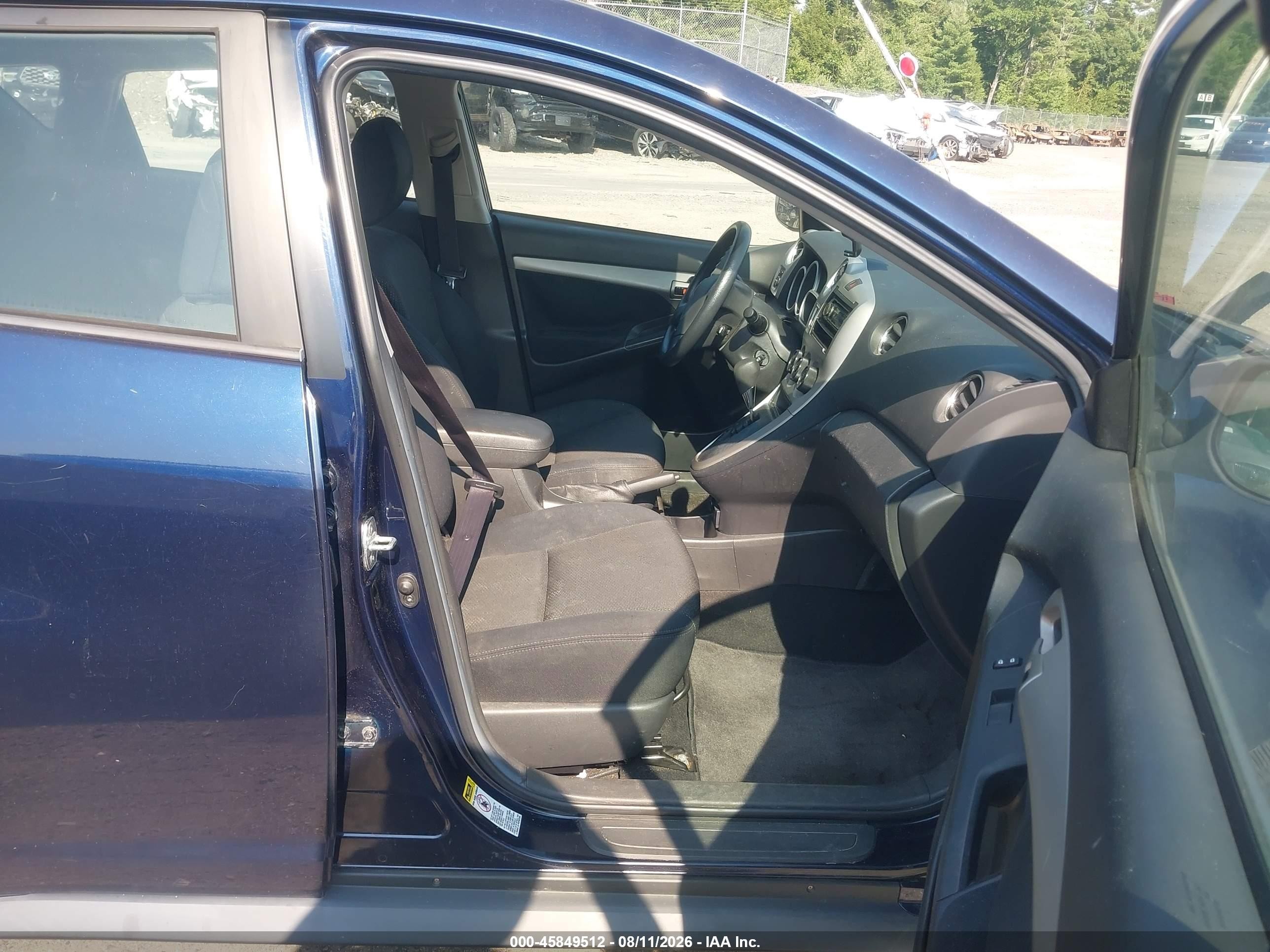 2009 Pontiac Vibe   Синий vin: 5Y2SP67099Z437467