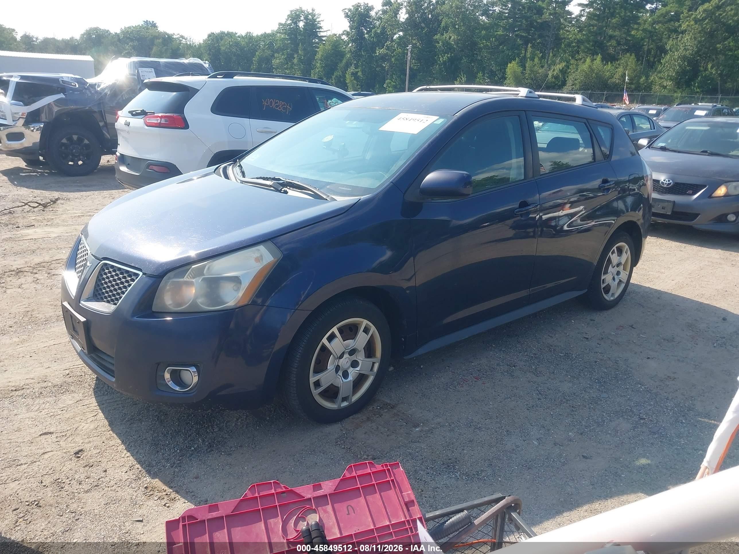 2009 Pontiac Vibe   Синий vin: 5Y2SP67099Z437467
