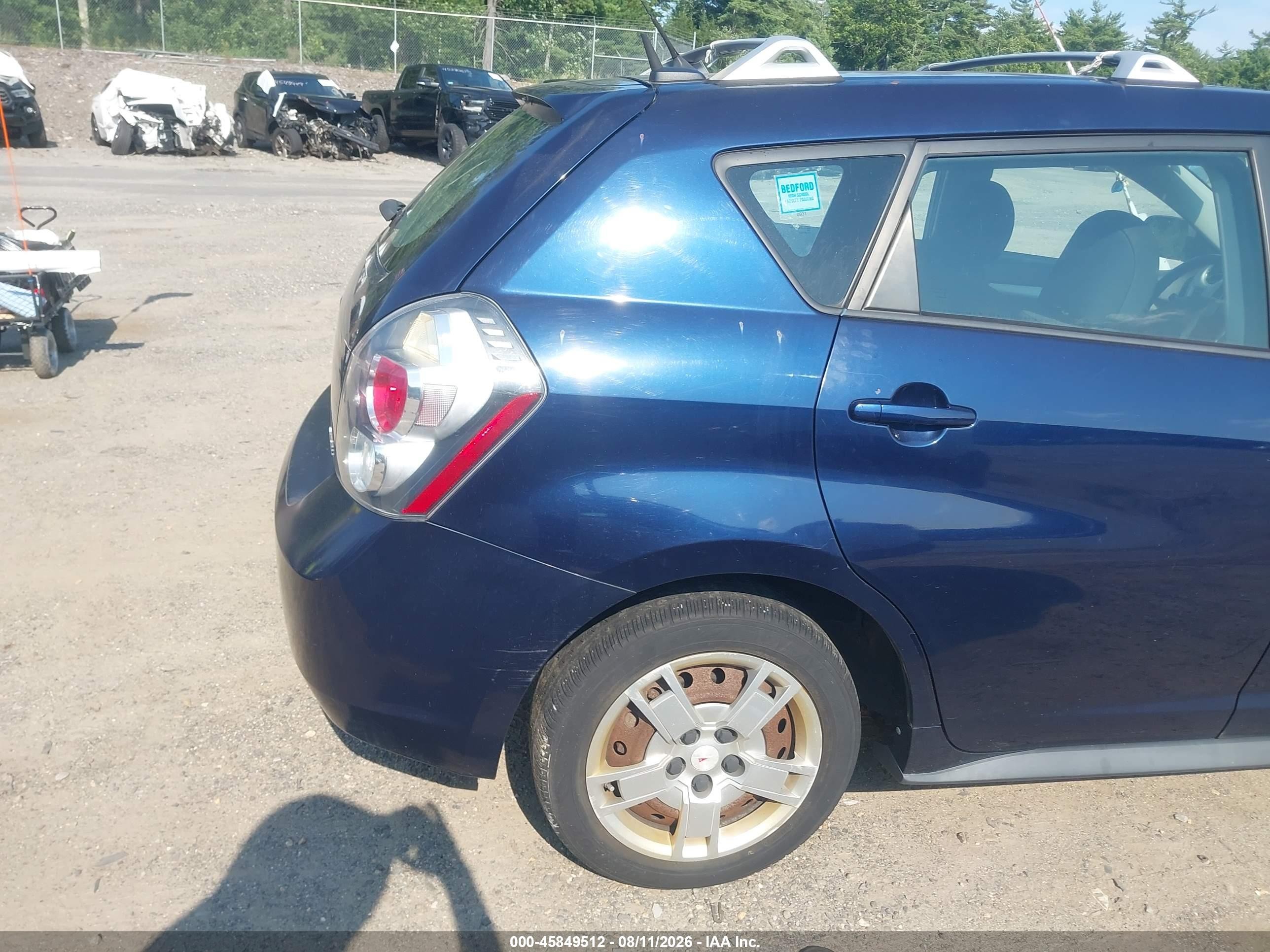 2009 Pontiac Vibe   Синий vin: 5Y2SP67099Z437467