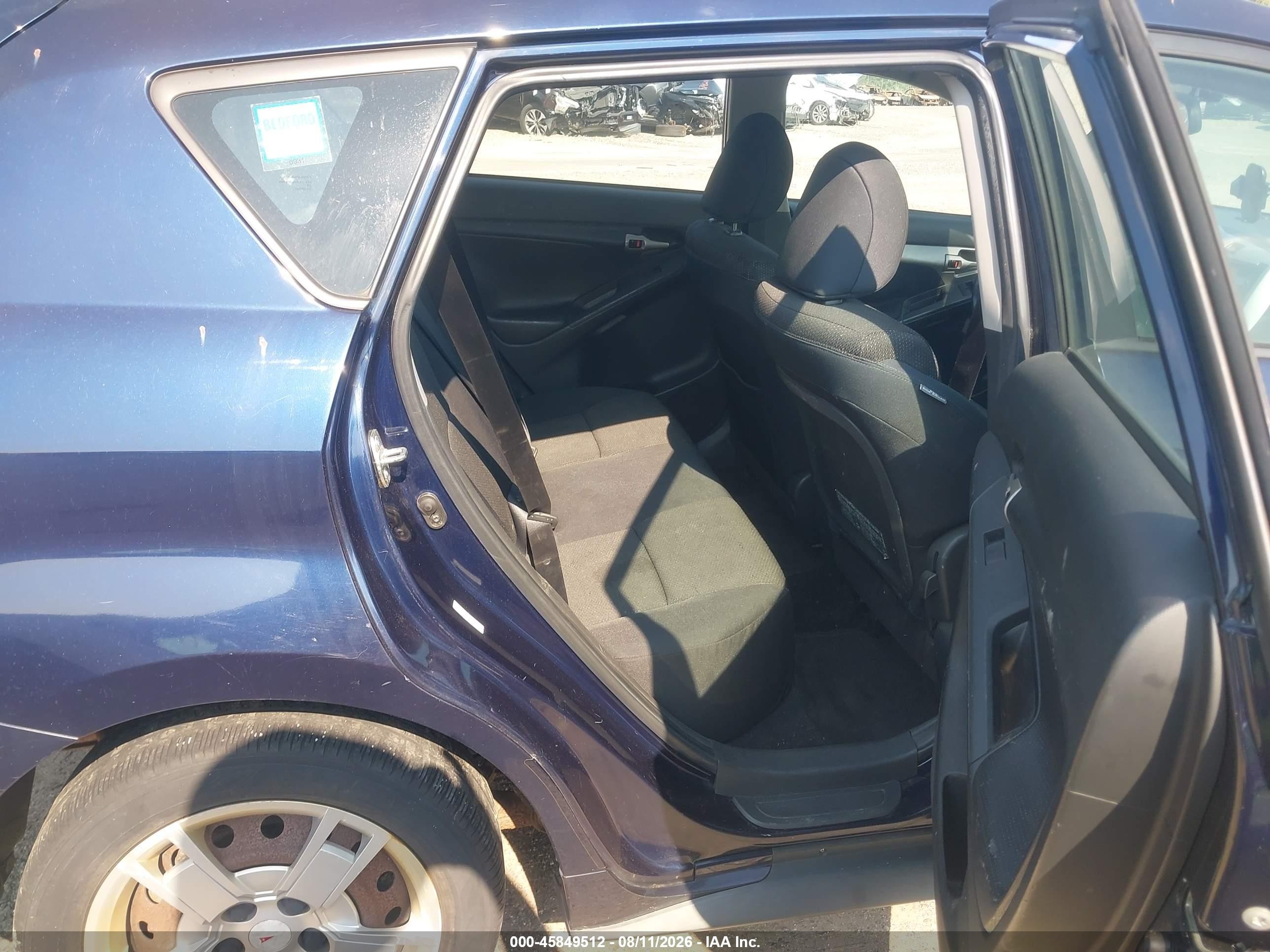 2009 Pontiac Vibe   Синий vin: 5Y2SP67099Z437467