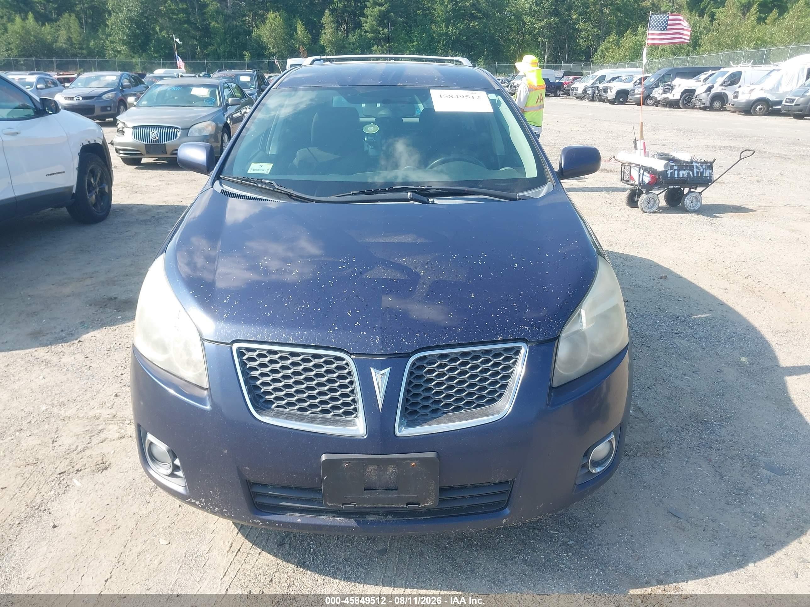 2009 Pontiac Vibe   Синий vin: 5Y2SP67099Z437467