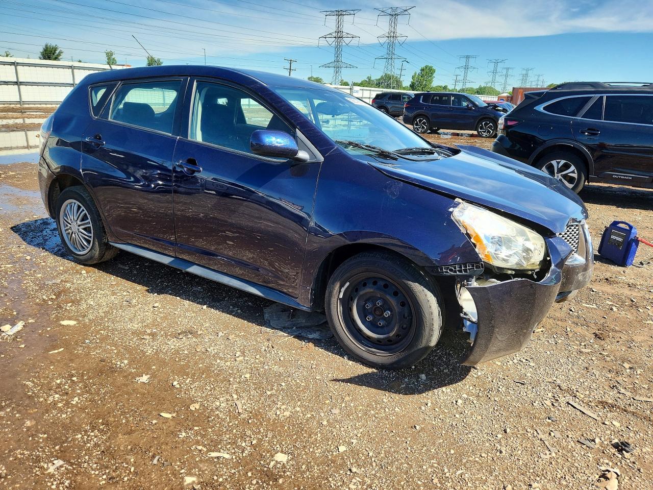 2009 Pontiac Vibe Blue vin: 5Y2SP67099Z451031
