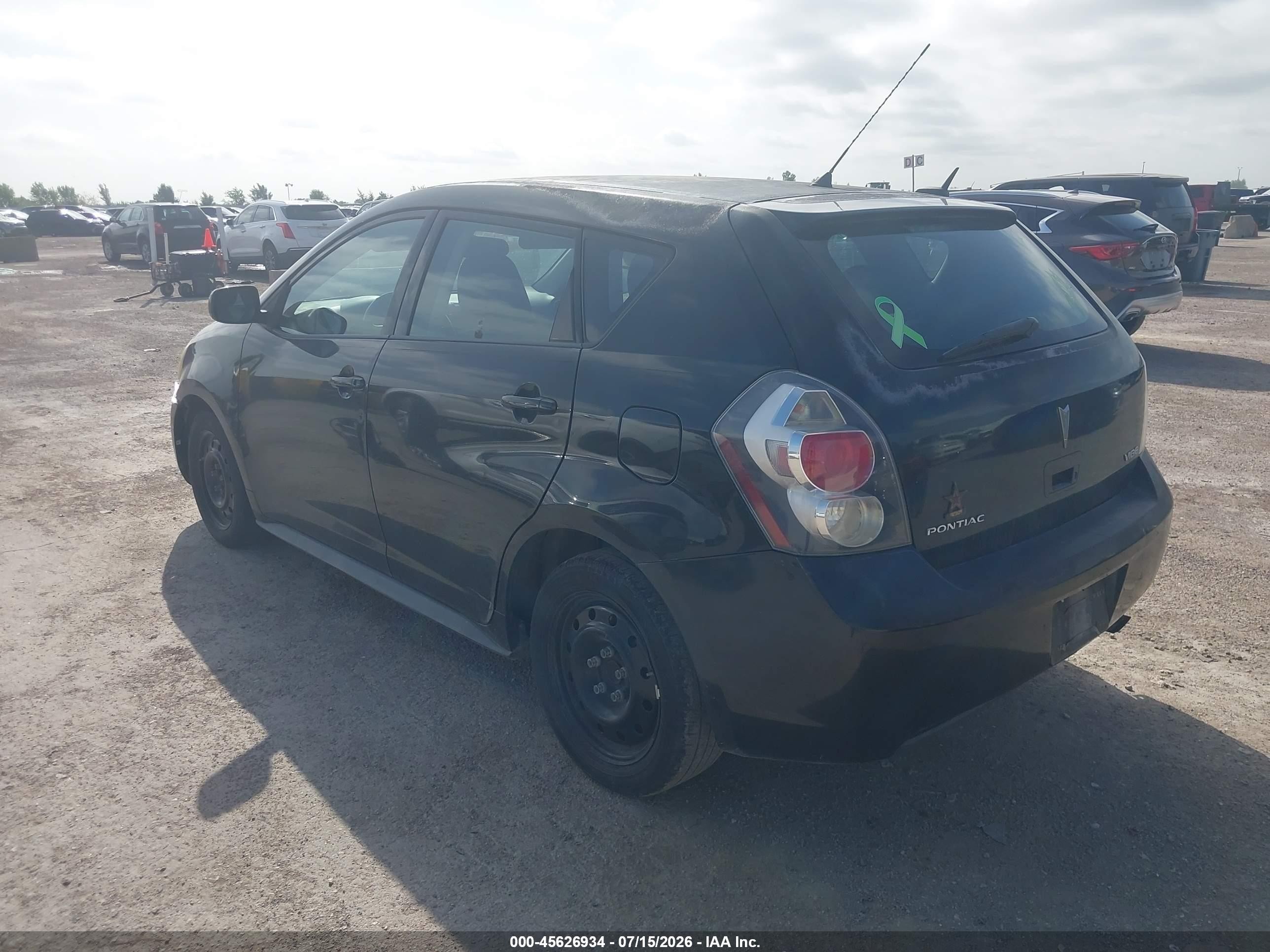 2009 Pontiac Vibe   Black vin: 5Y2SP67099Z472008
