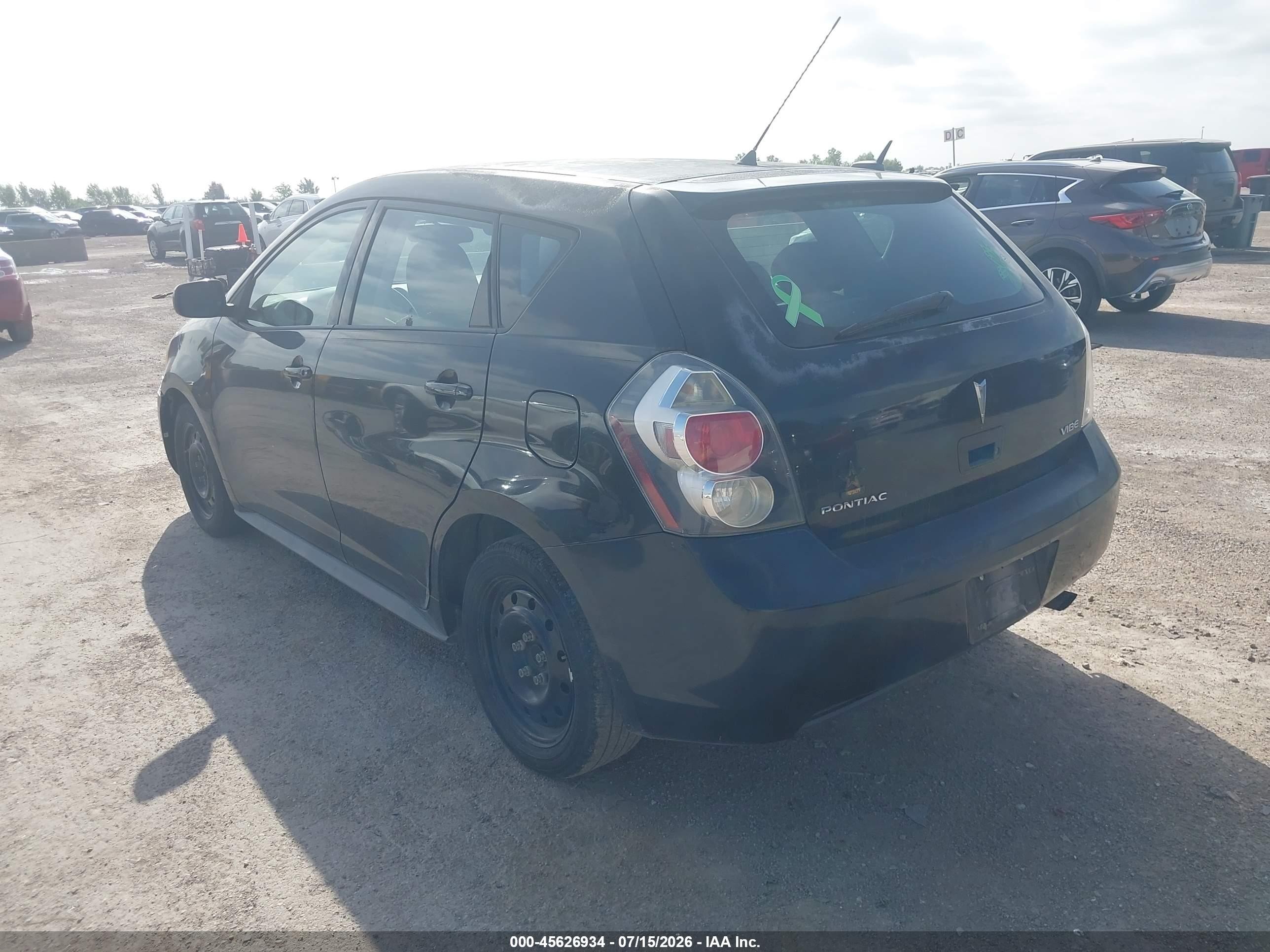 2009 Pontiac Vibe   Black vin: 5Y2SP67099Z472008
