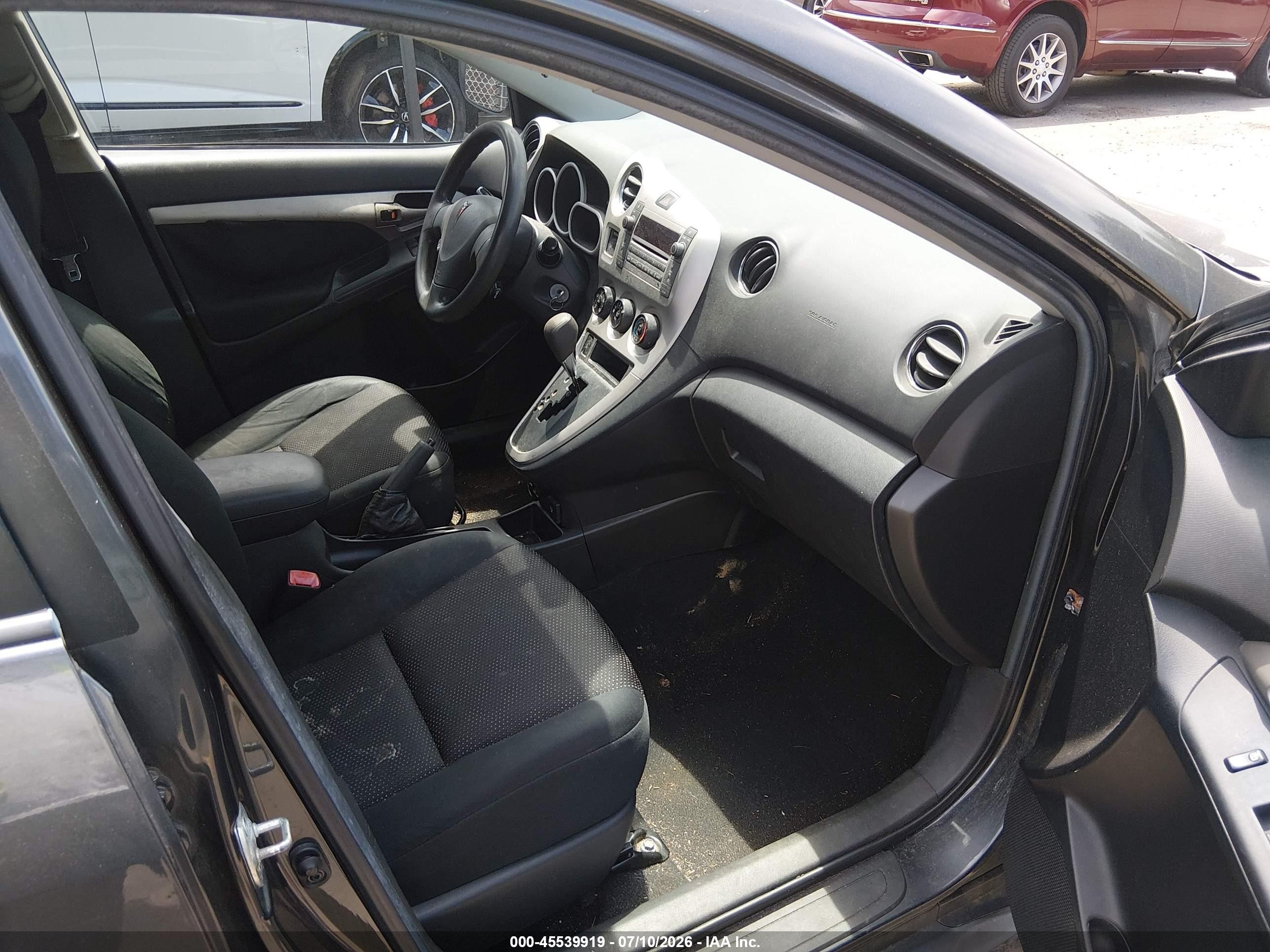 2009 Pontiac Vibe Gray vin: 5Y2SP670X9Z425358