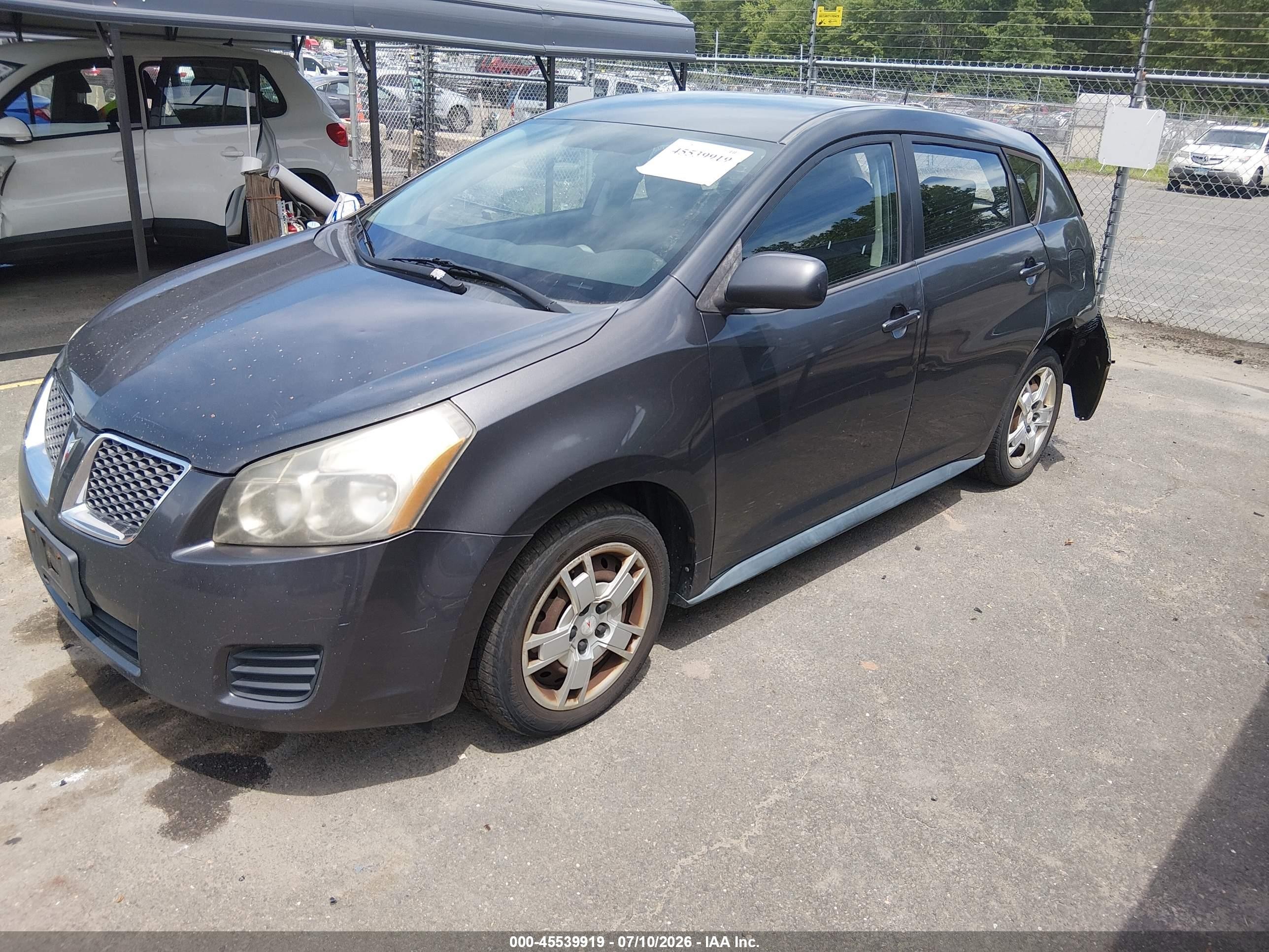 2009 Pontiac Vibe Gray vin: 5Y2SP670X9Z425358