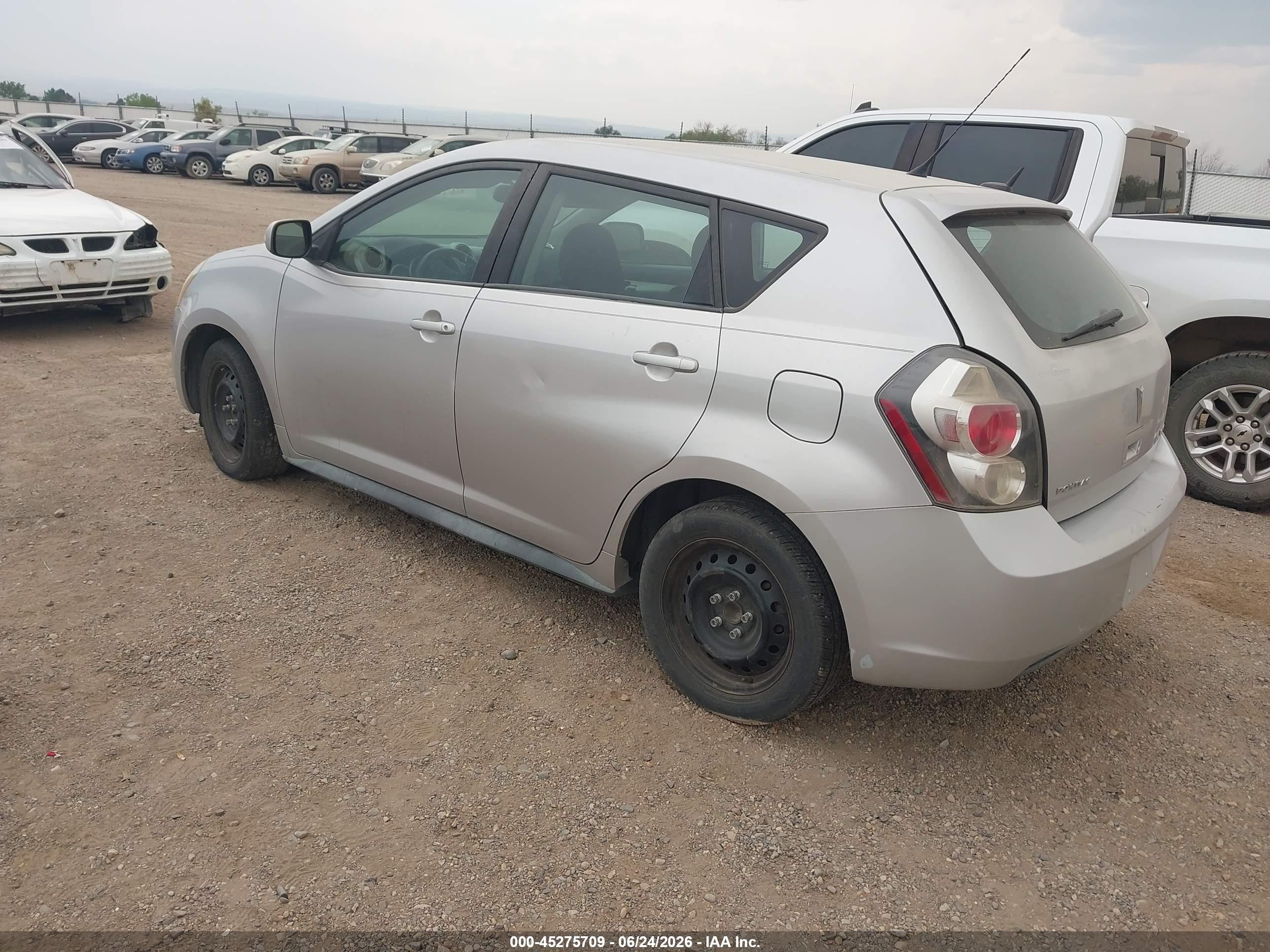 2009 Pontiac Vibe   Silver vin: 5Y2SP670X9Z429345