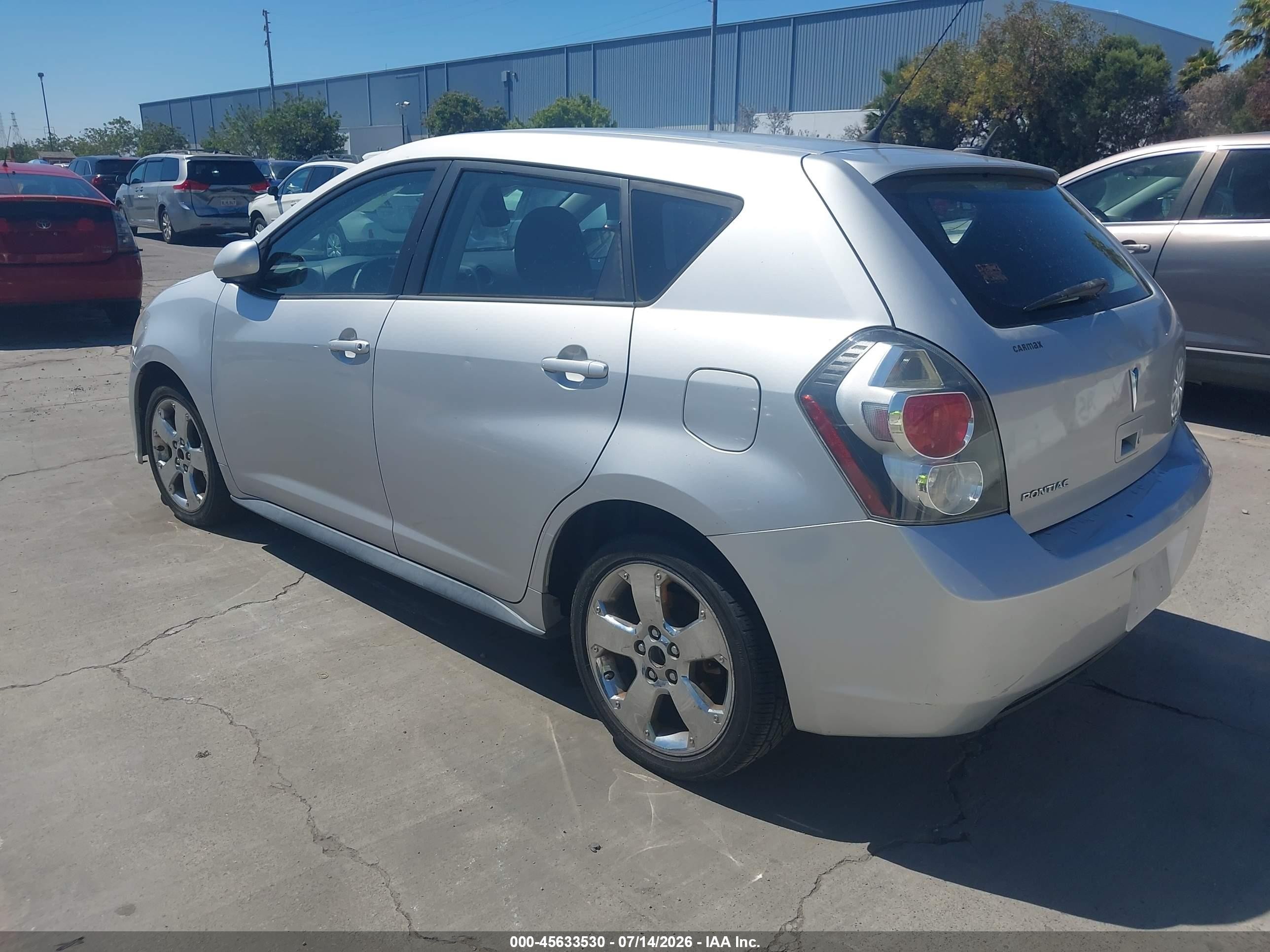 2009 Pontiac Vibe   Gray vin: 5Y2SP670X9Z452804