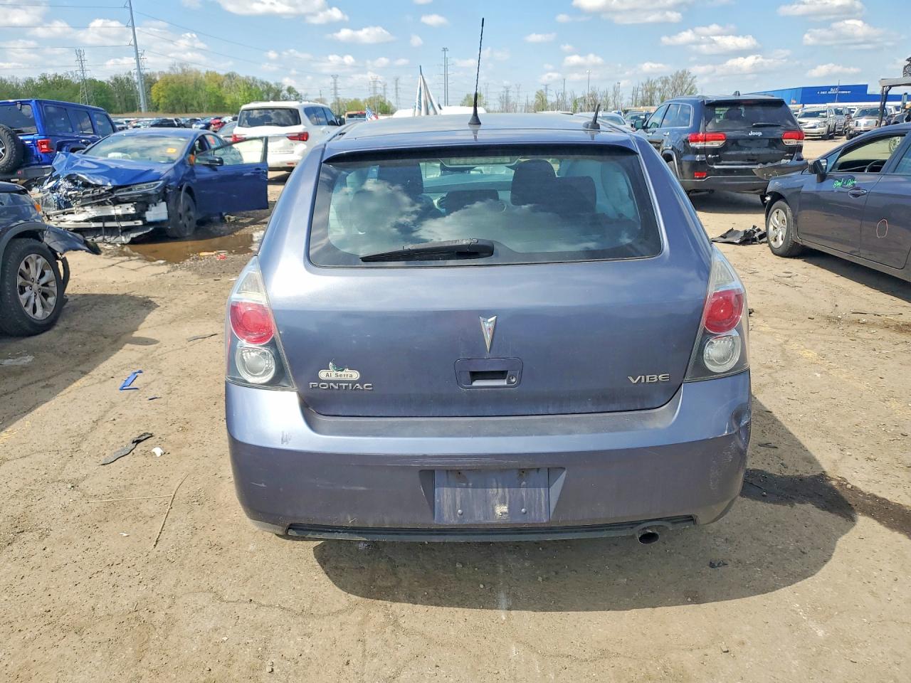 2009 Pontiac Vibe Blue vin: 5Y2SP67819Z407000