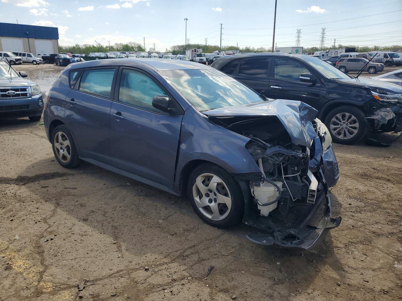 2009 Pontiac Vibe Blue vin: 5Y2SP67819Z407000