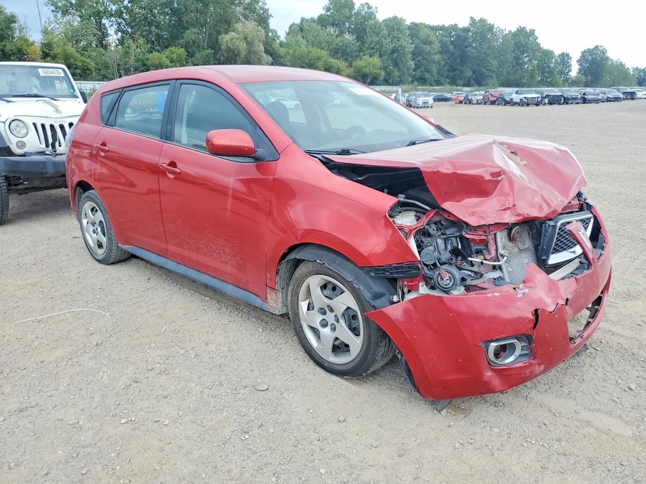 2009 Pontiac Vibe Красный vin: 5Y2SP67829Z458344