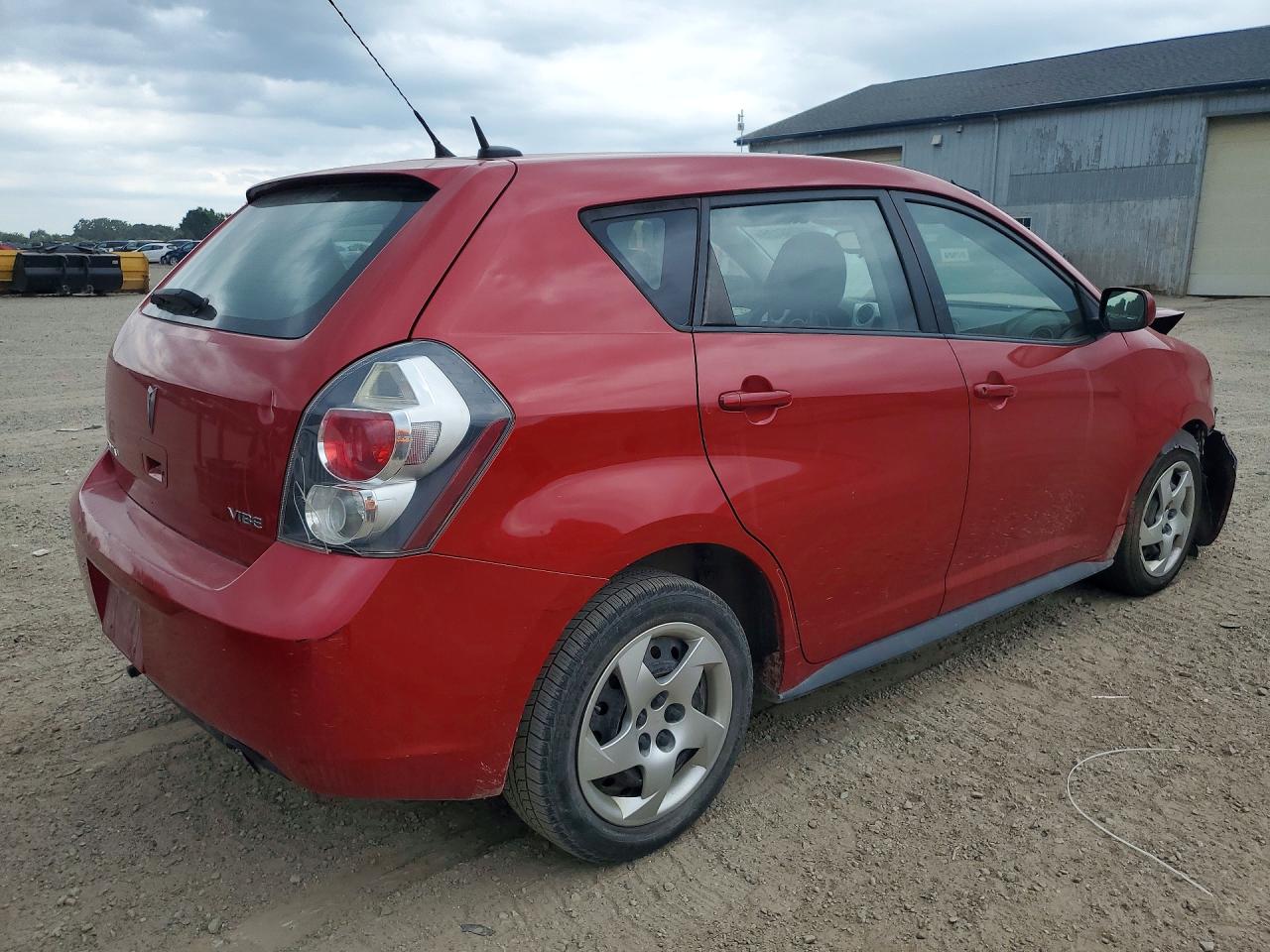 2009 Pontiac Vibe Красный vin: 5Y2SP67829Z458344