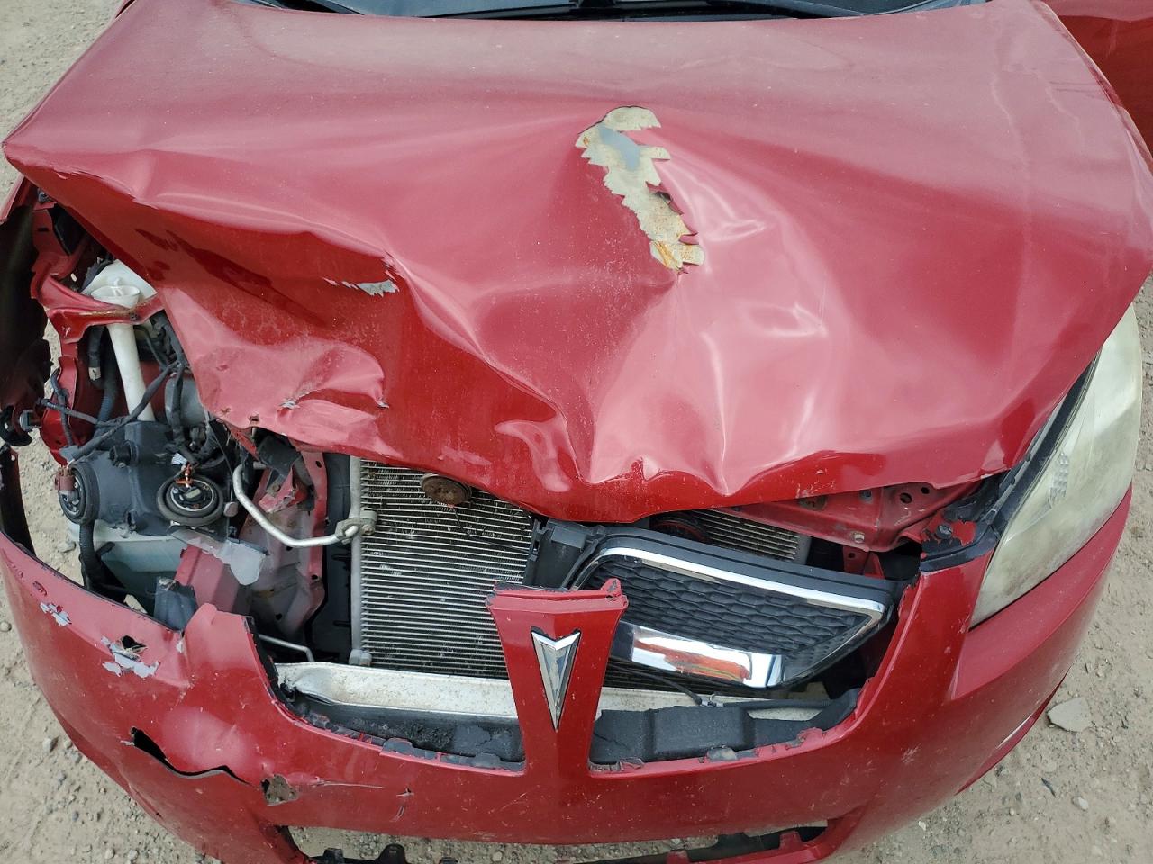 2009 Pontiac Vibe Красный vin: 5Y2SP67829Z458344