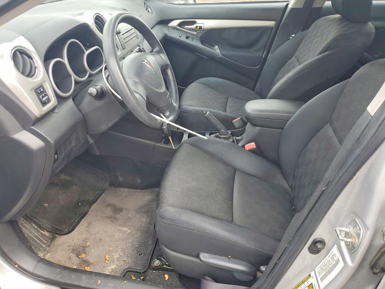 2009 Pontiac Vibe Silver vin: 5Y2SP67829Z472728