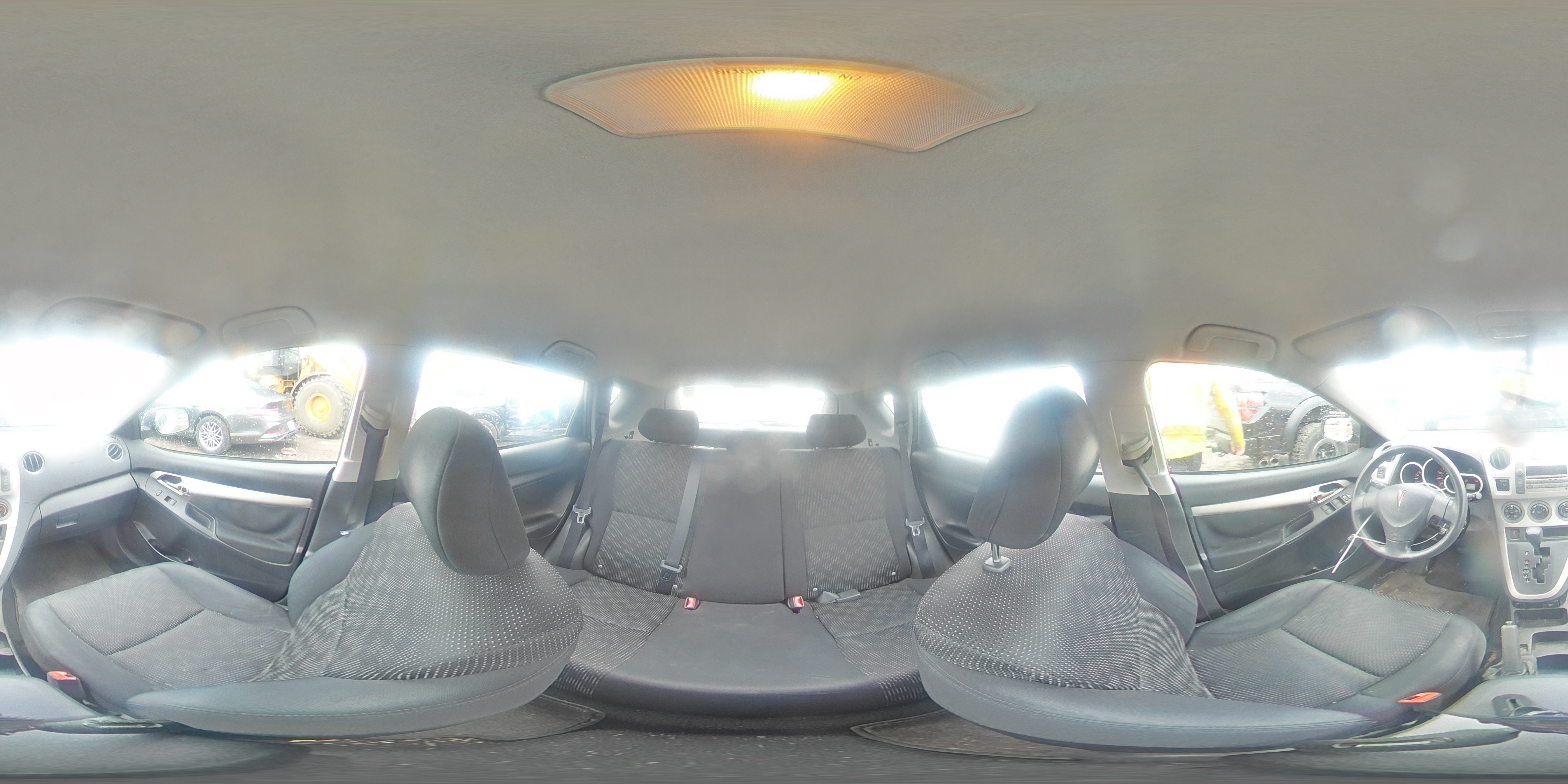 2009 Pontiac Vibe Silver vin: 5Y2SP67829Z472728