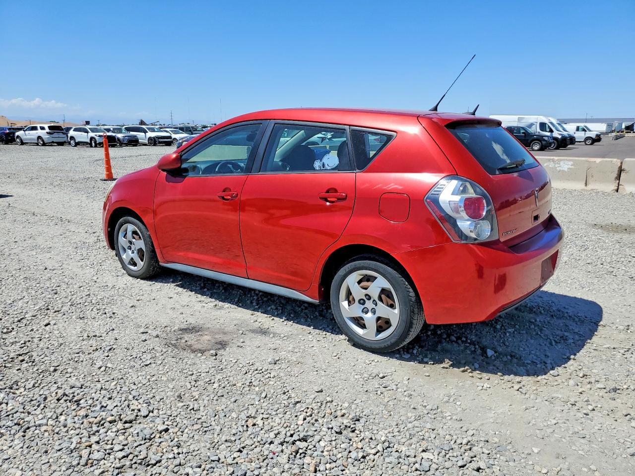 2009 Pontiac Vibe Red vin: 5Y2SP67839Z449748